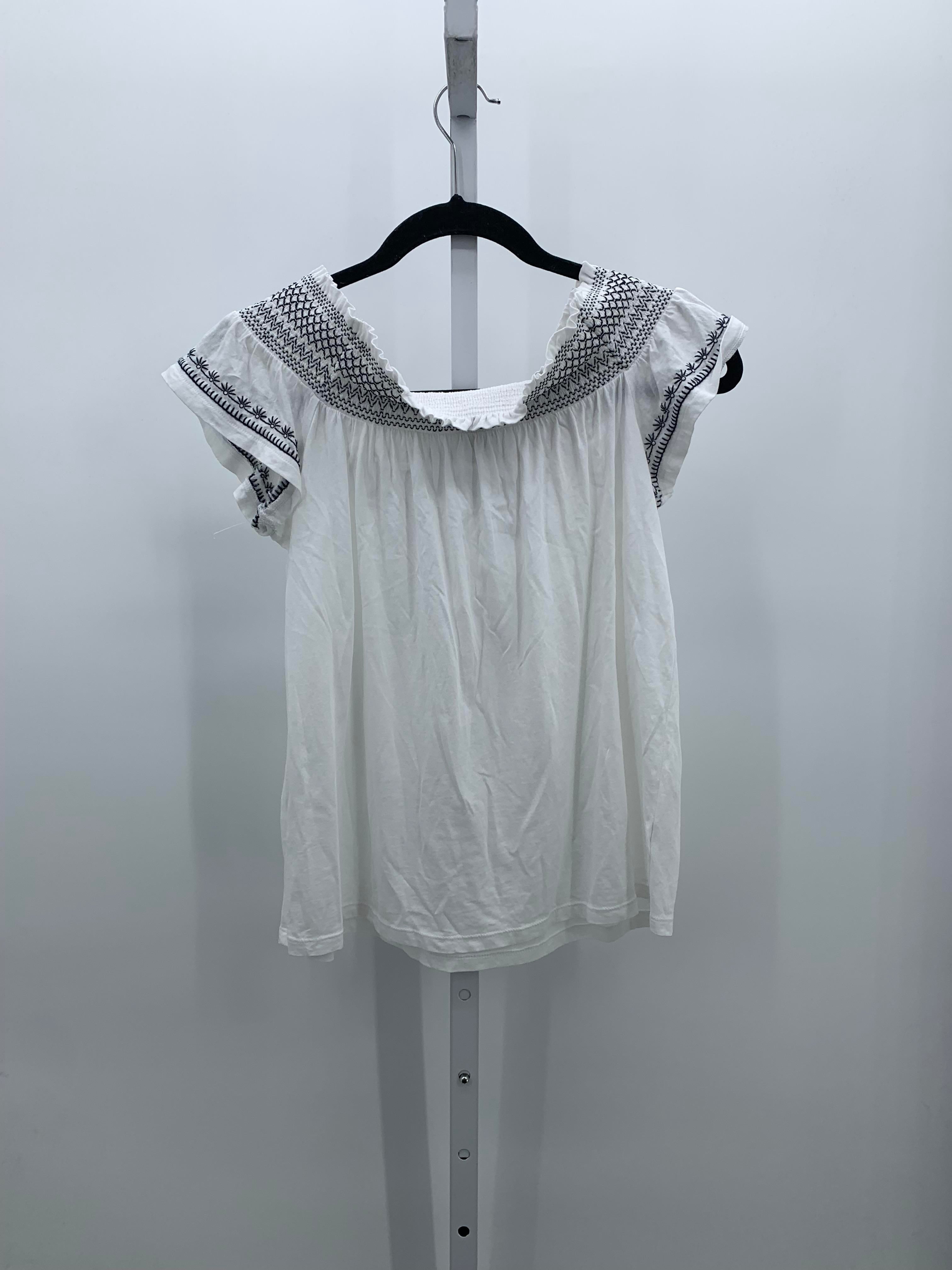 Ann Taylor Size Small Misses Short Sleeve Shirt