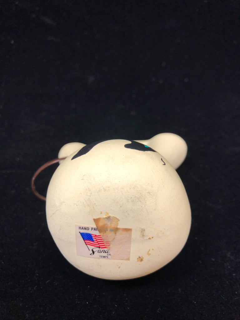 VTG NATIVE AMERICAN SMALL BEAR VASE.