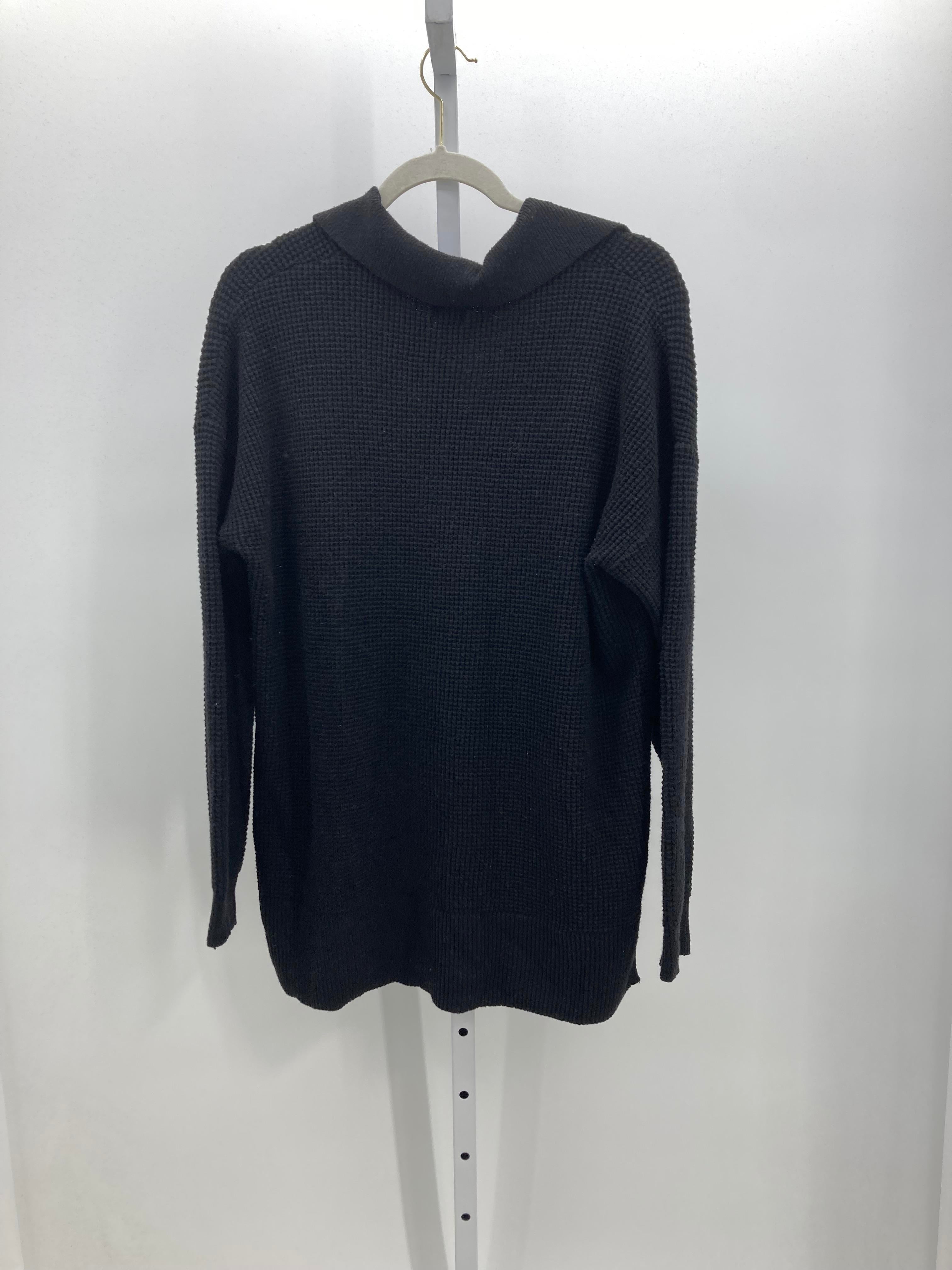 Isabel Black Size Extra Large Maternity Long Sleeve Sweater