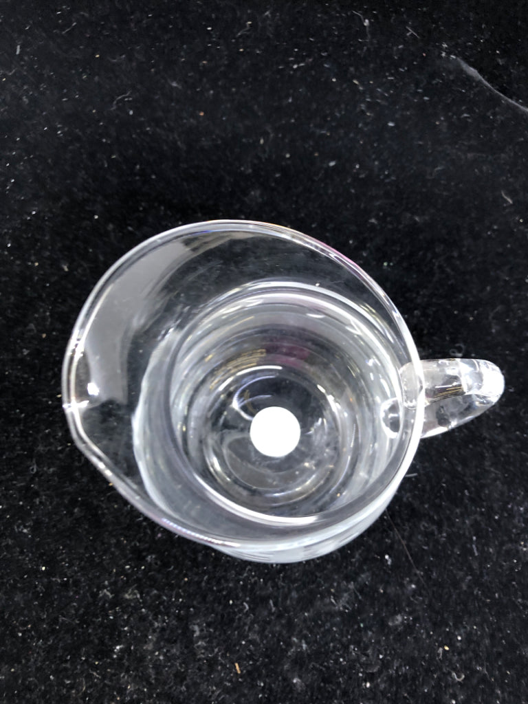 2PC PRINCESS HOUSE ETCHED SUGAR AND CREAMER.