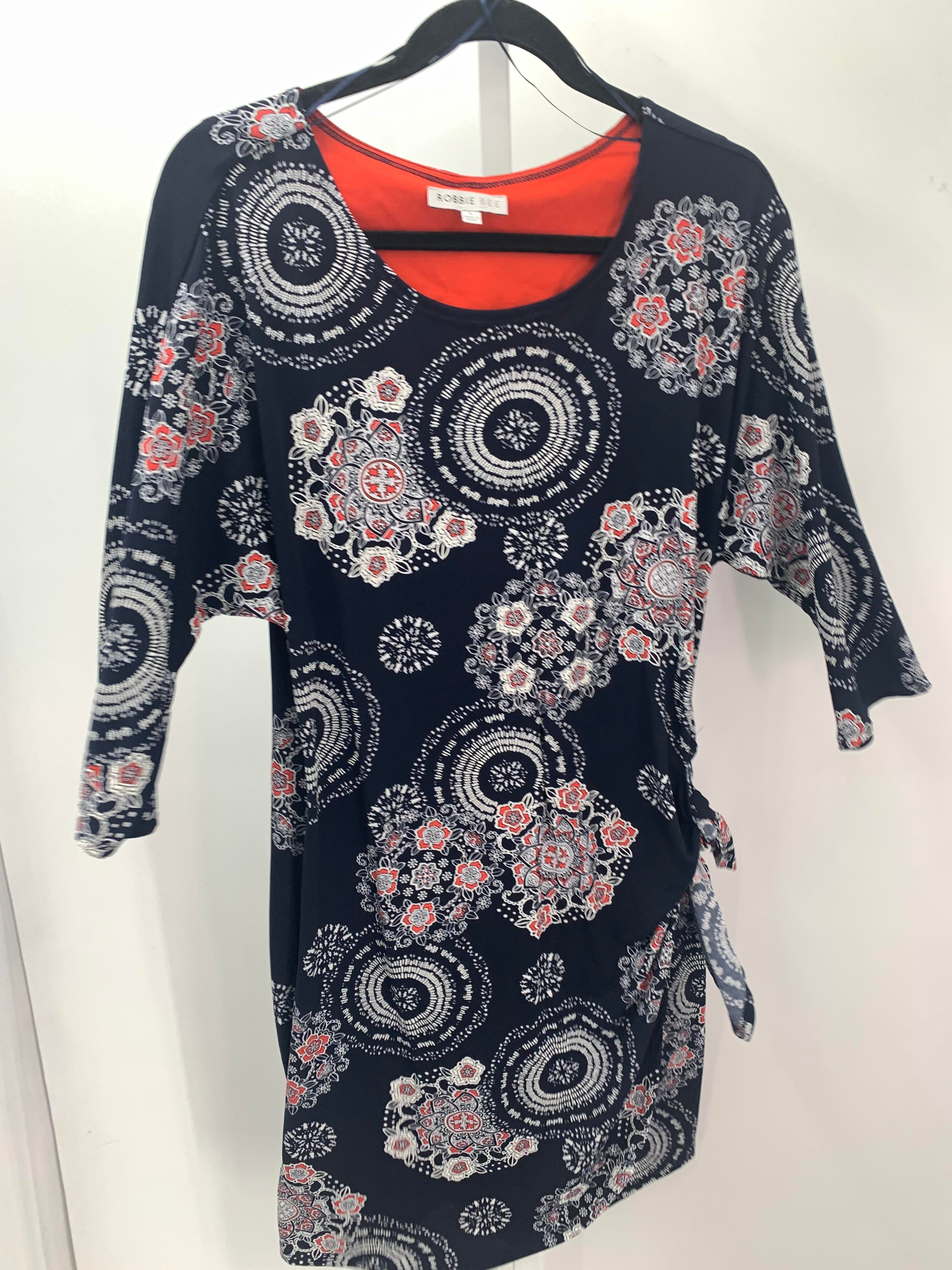 Robbie Bee Size Large Misses 3/4 Sleeve Dress