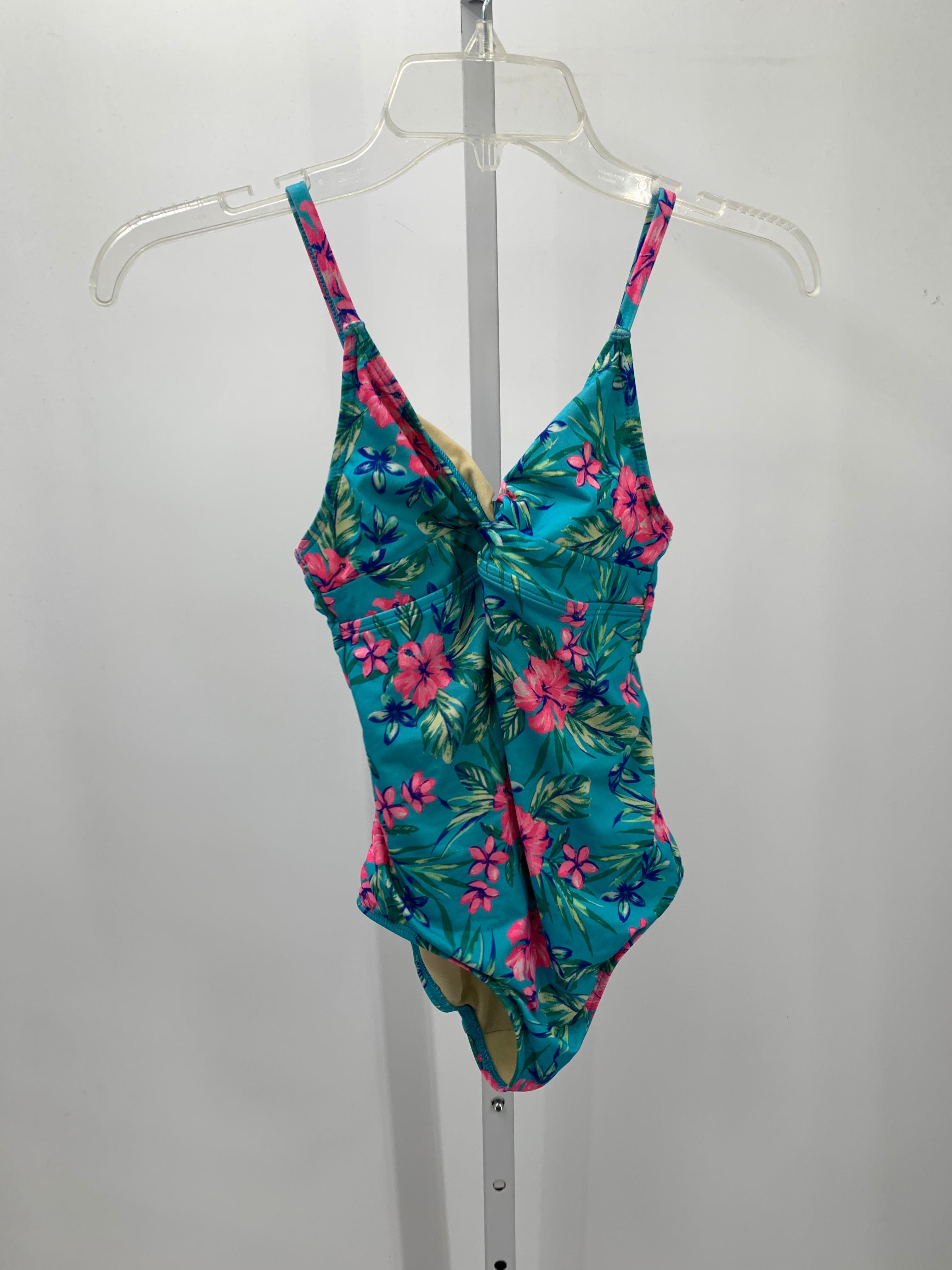 Lands End Size 8 Girls Swim Suit