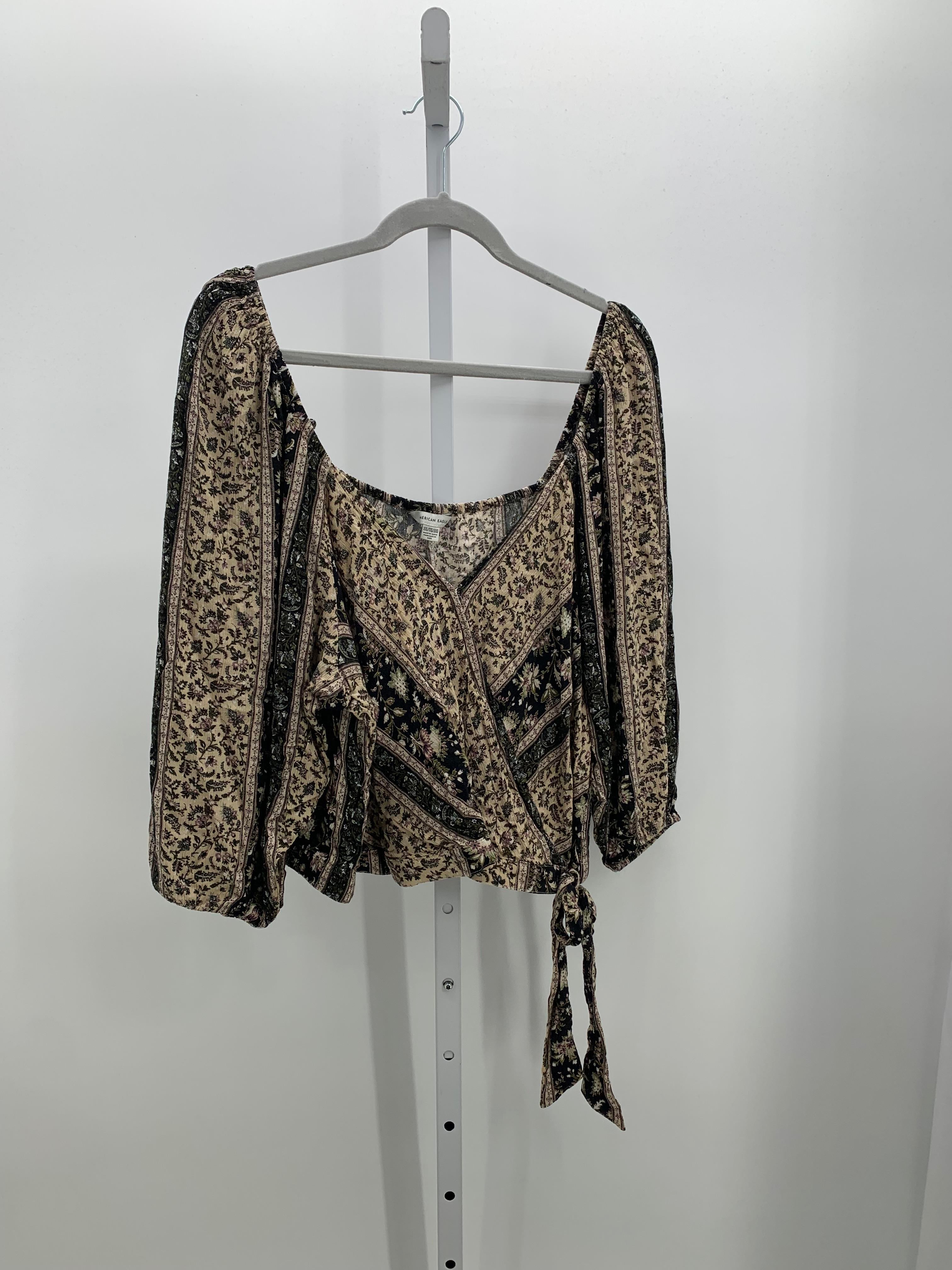 American Eagle Size XXL Juniors Long Sleeve Shirt