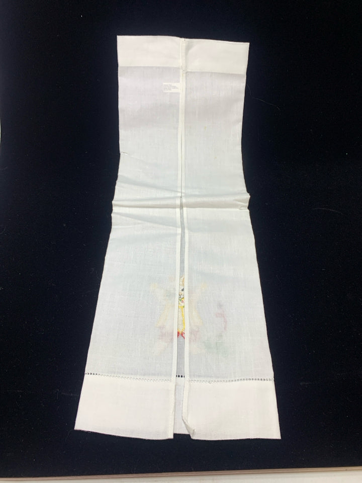 CIRCUS BUNNY TEA TOWEL.