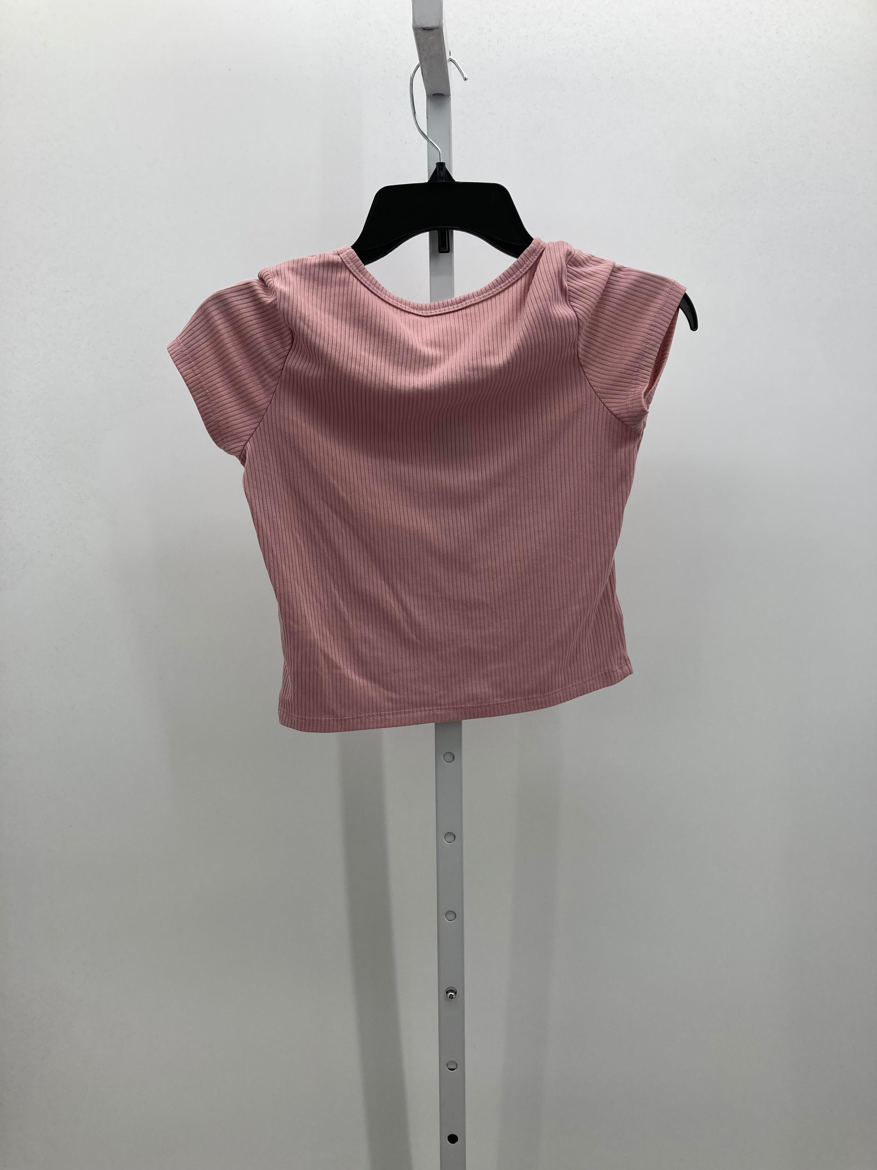 Knit Works Size 14 Girls Short Sleeve Shirt