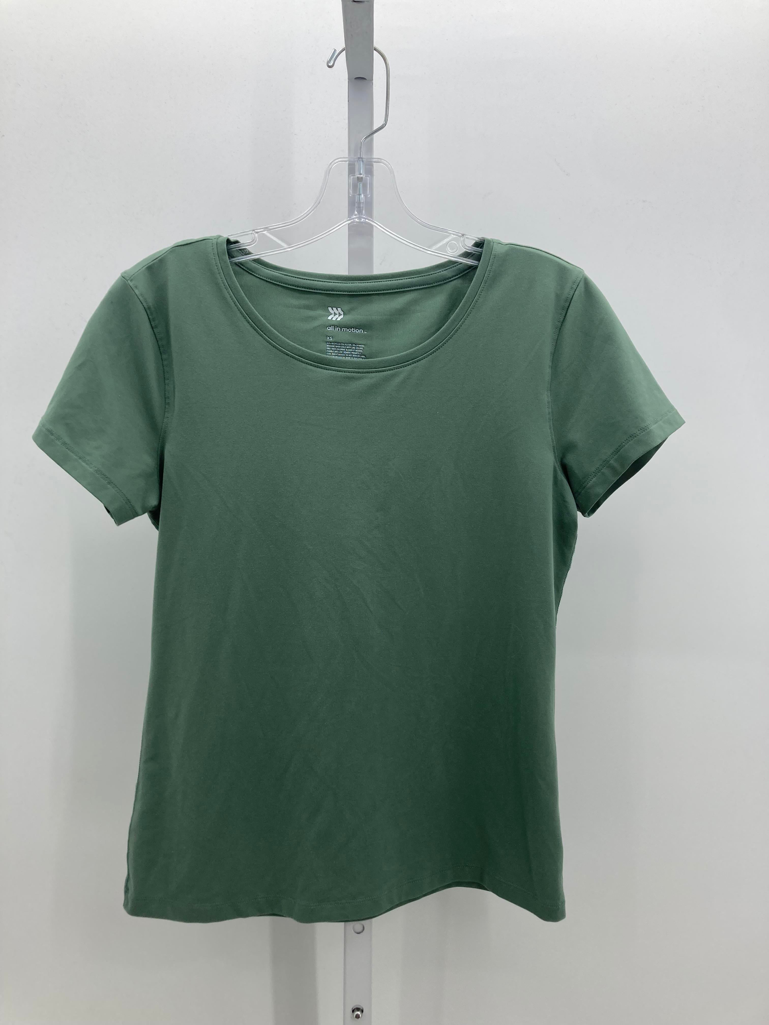 All In Motion Size X Small Misses Short Sleeve Shirt