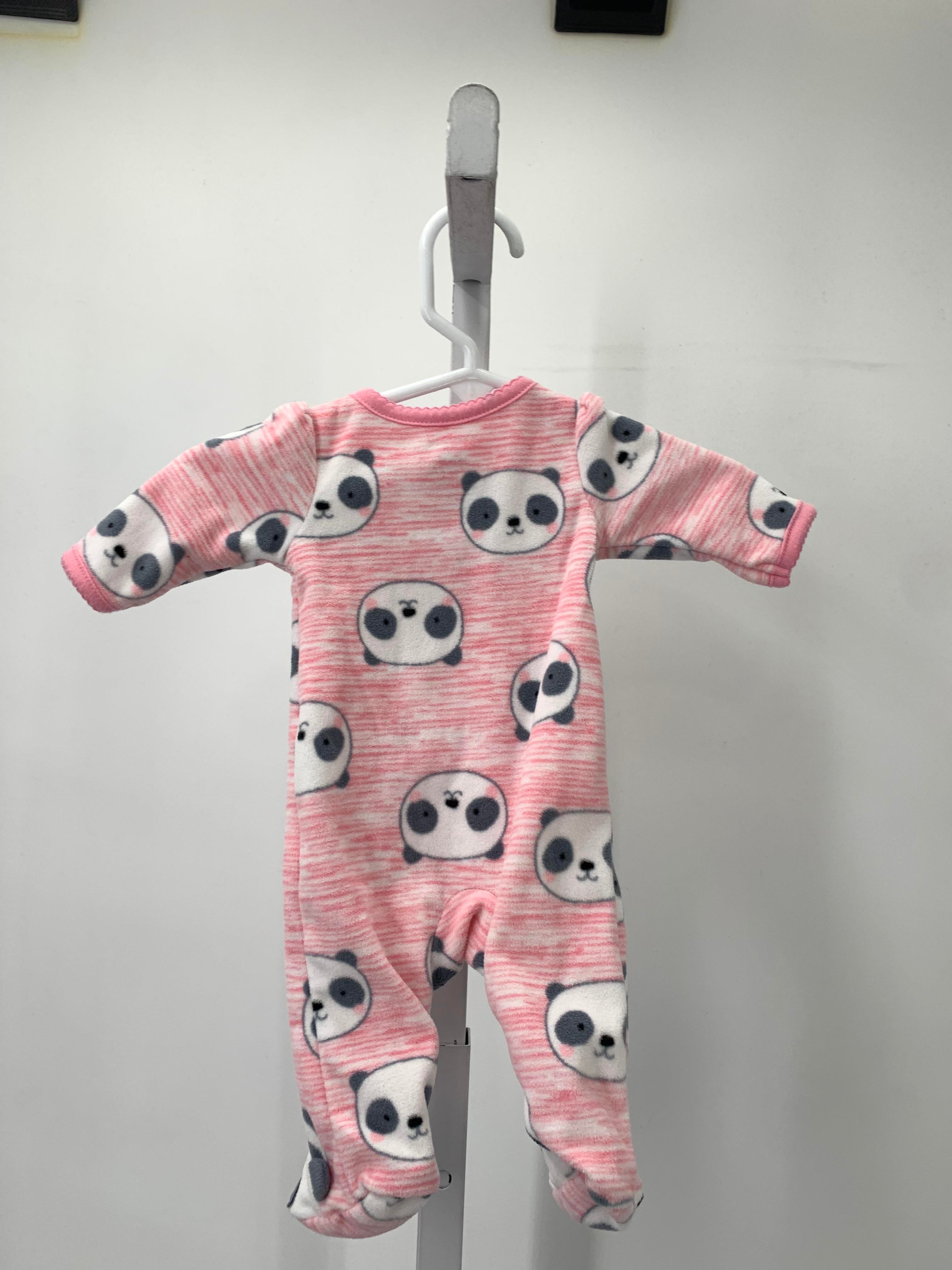 Simple Joys Size Preemie Girls Long Slv. Romper