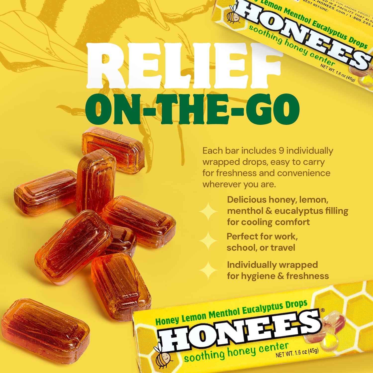 Honees Lemon Filled Drops