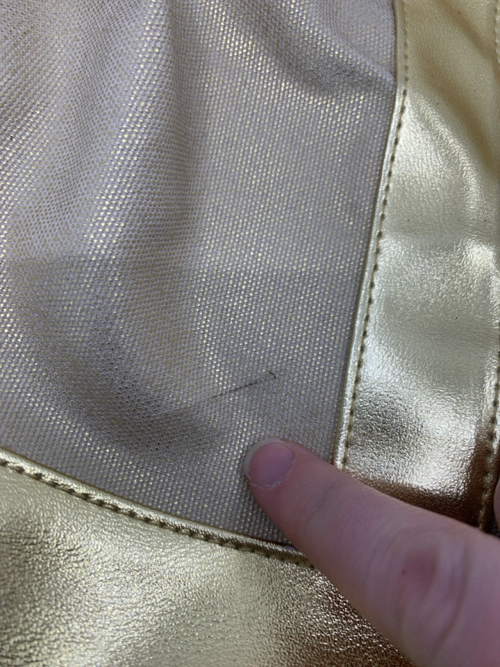 Michael Kors Gold Shimmer Weekender Bag *Minor Marks/Wear