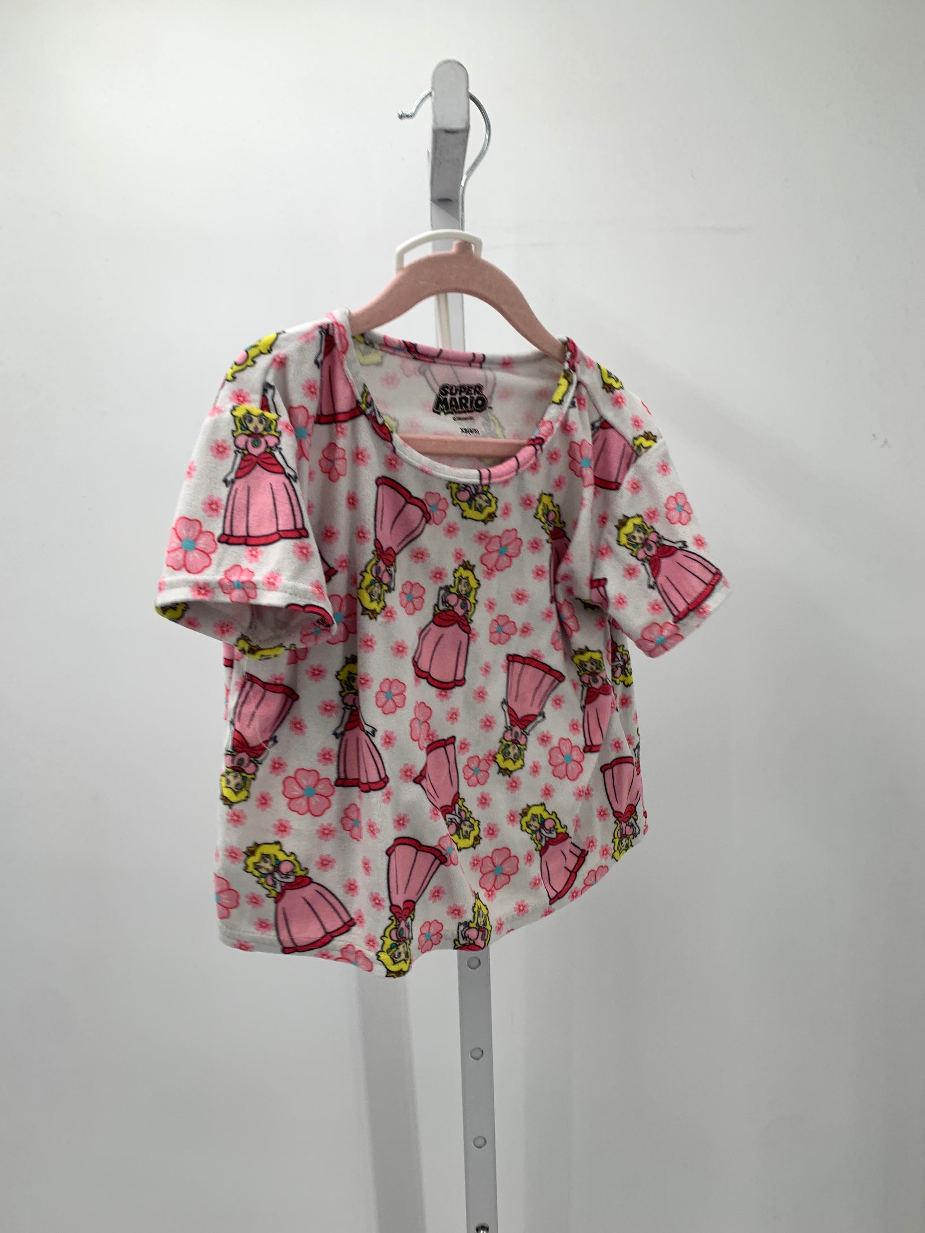 Super Mario Size 4-5 Girls Pajamas
