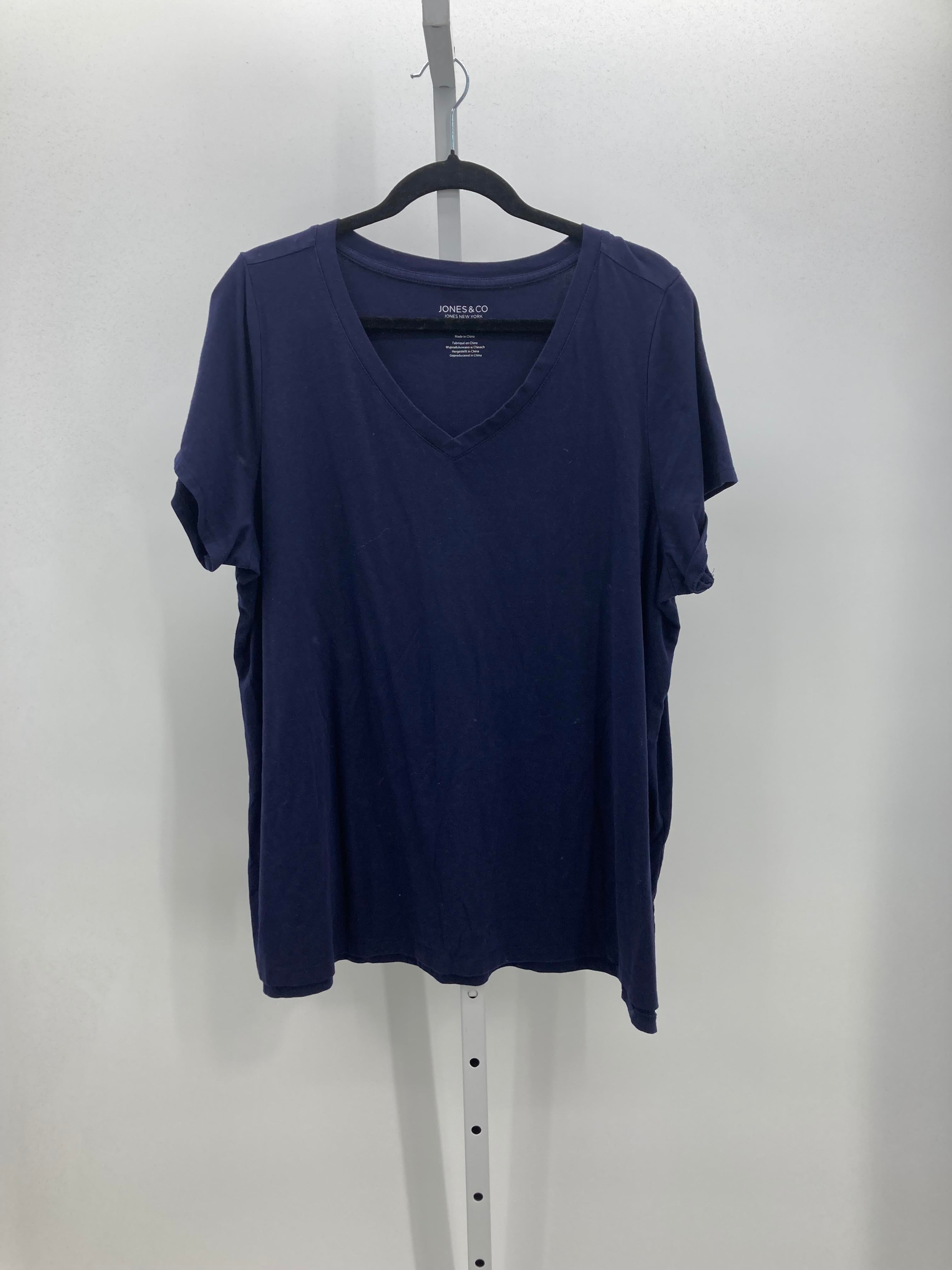 Jones & Co Size 2X Womens Short Sleeve Shirt