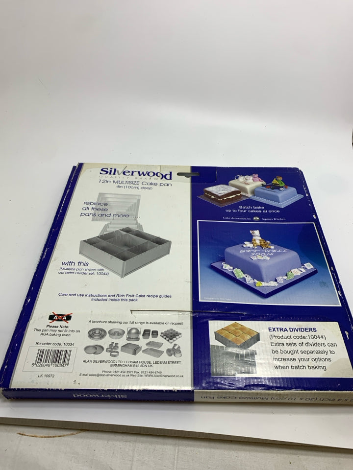 NIB SILVERWOOD MULTI SIZE CAKE PAN.
