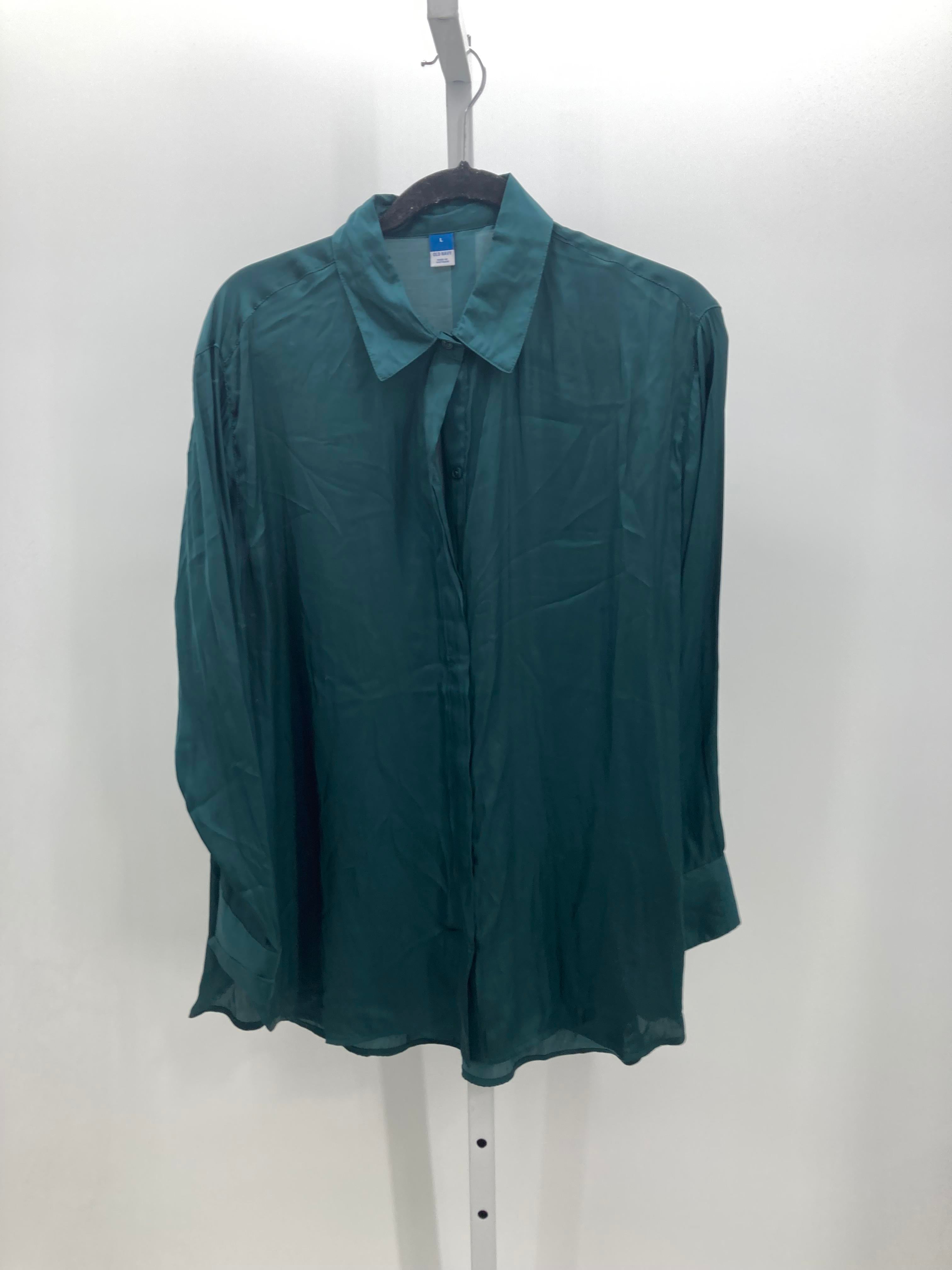 Old Navy Size Large Misses Long Sleeve Shirt