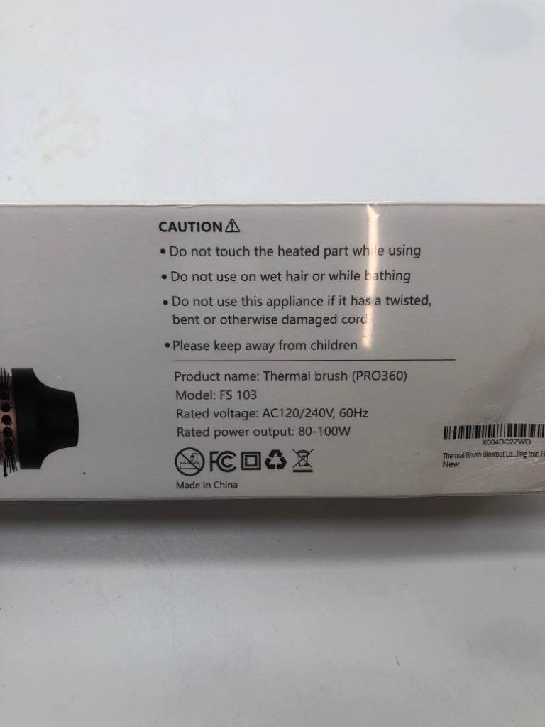 NIB 360 THERMAL BRUSH GETLL.