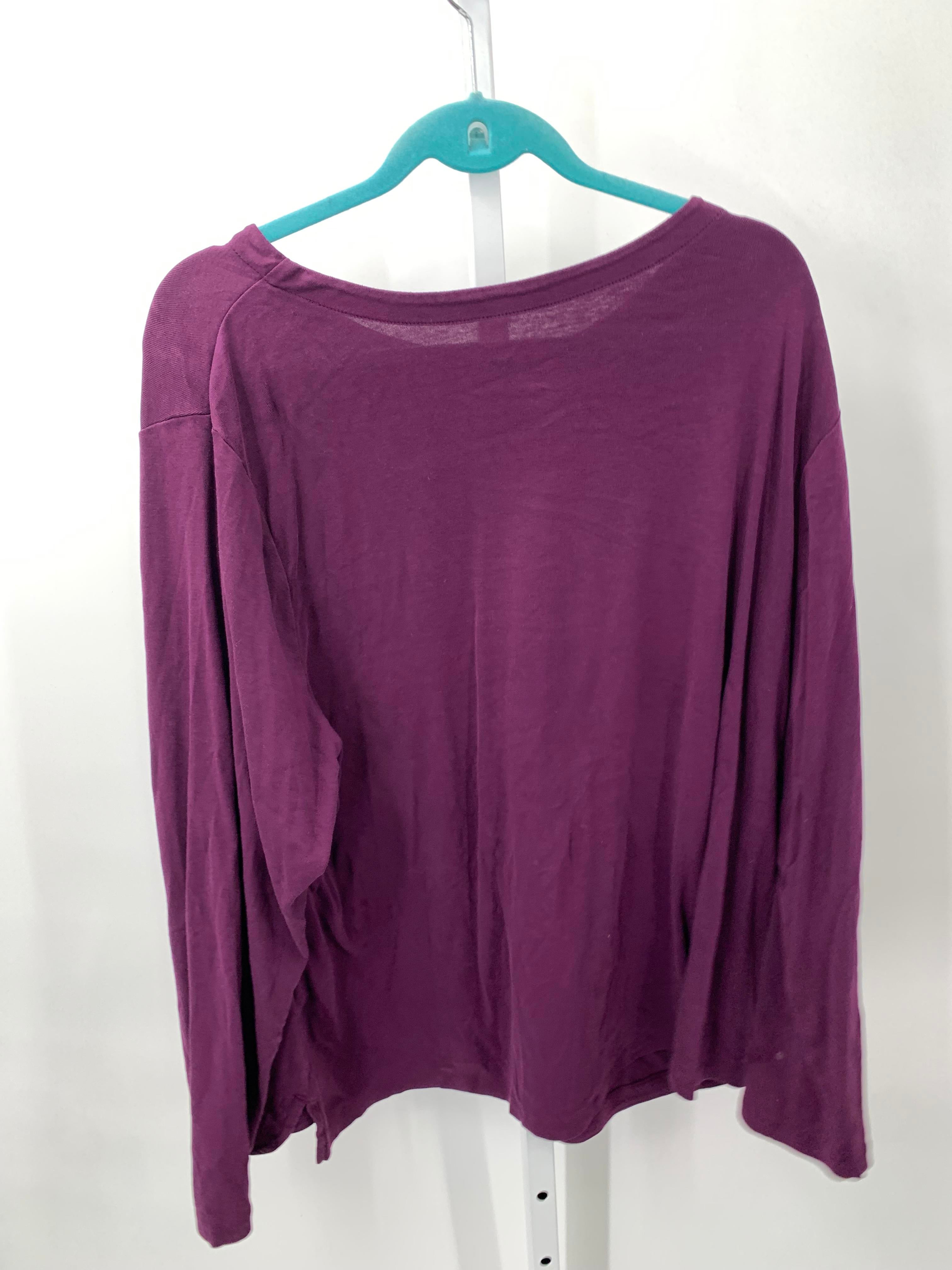 J-Jill Size 4X Womens Long Sleeve Shirt