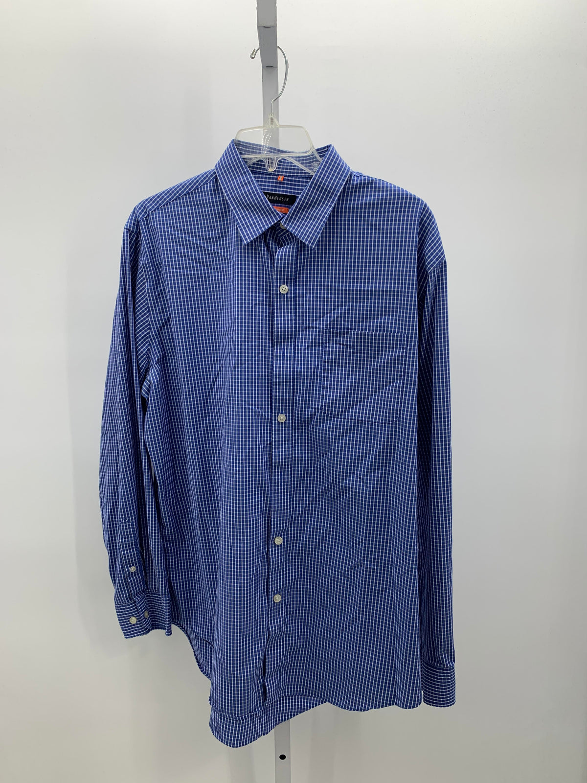 WHITE PLAID BTN DOWN