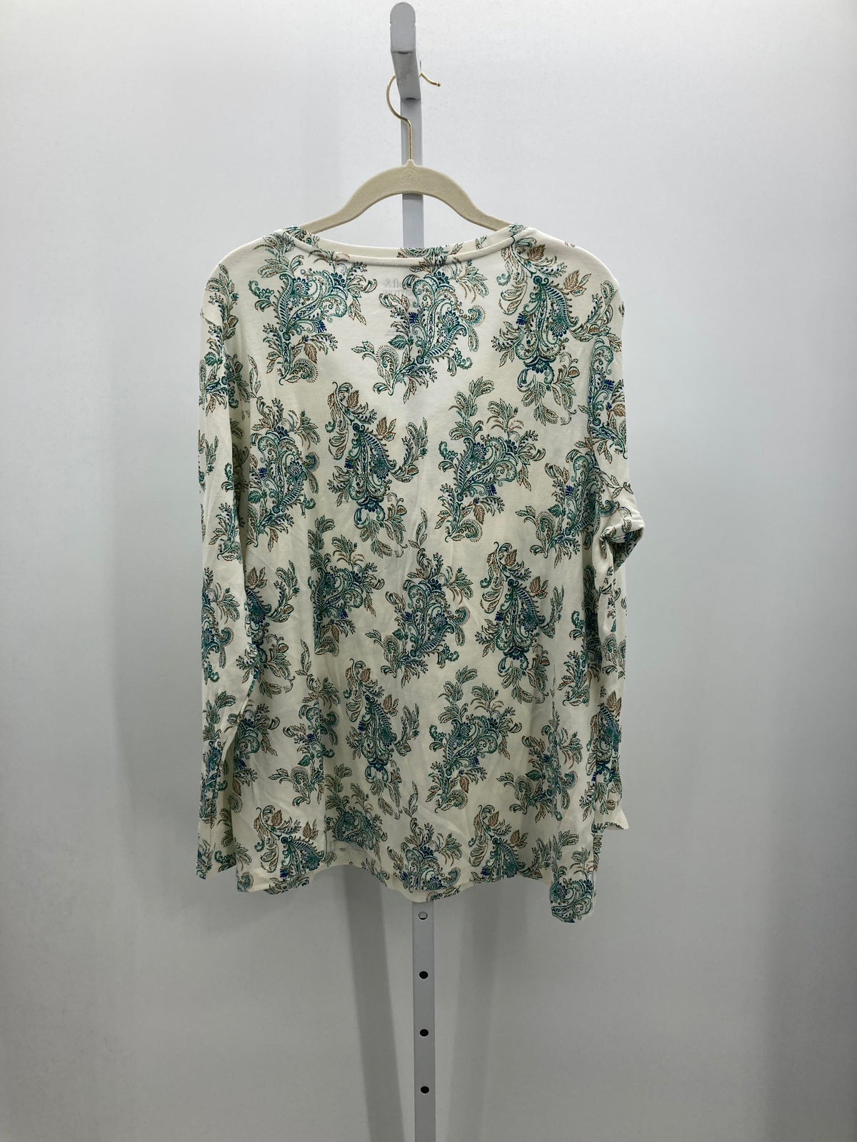 Croft & Barrow Size 1X Womens Long Sleeve Shirt