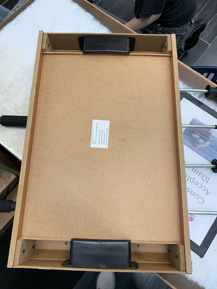 19" TABLETOP FOOSBALL WITH 1 SOCCER BALL