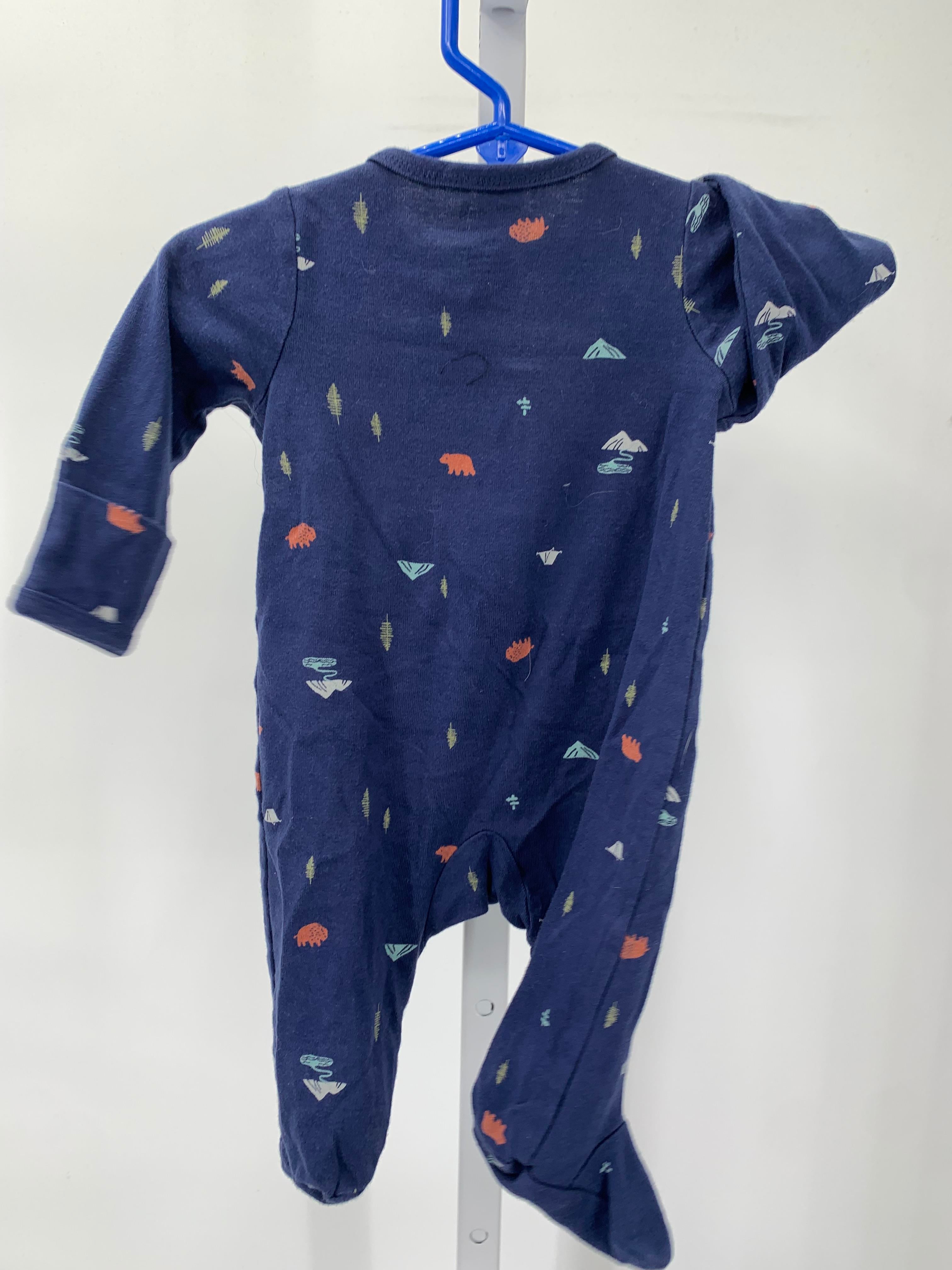 TREES CAMPING ZIP KNIT
