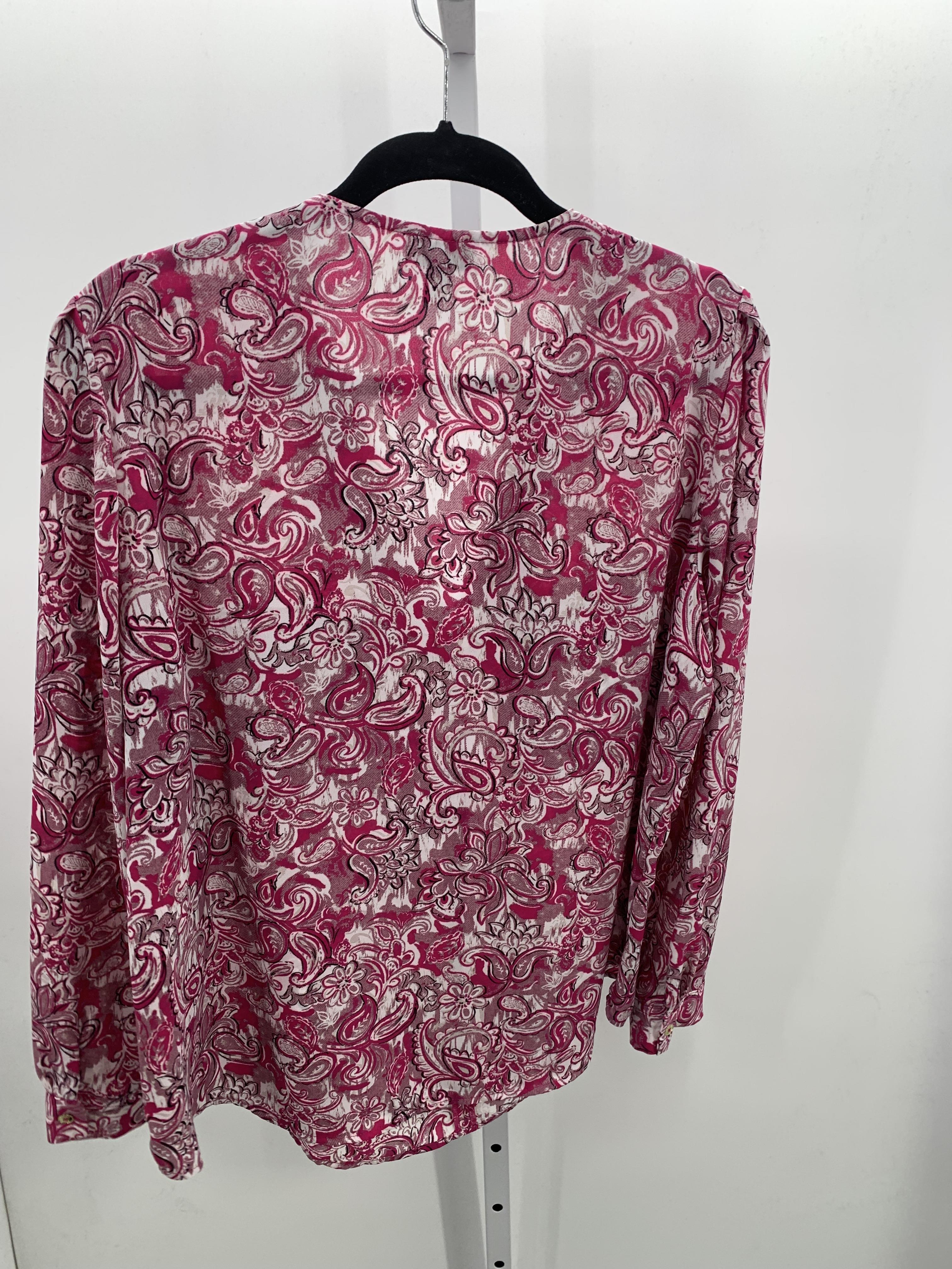 Jones New York Size Extra Large Misses Long Sleeve Shirt