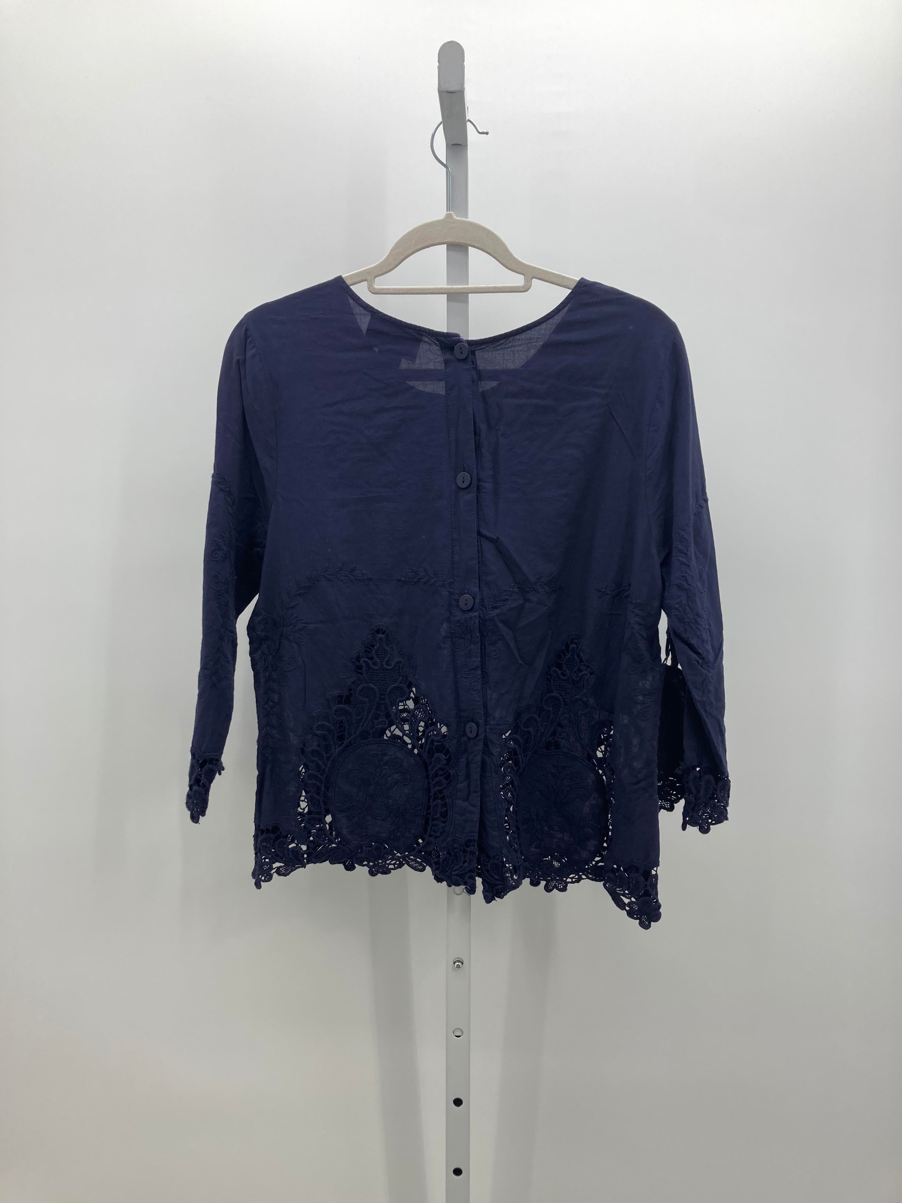Cynthia Rowley Size Medium Misses 3/4 Sleeve Shirt