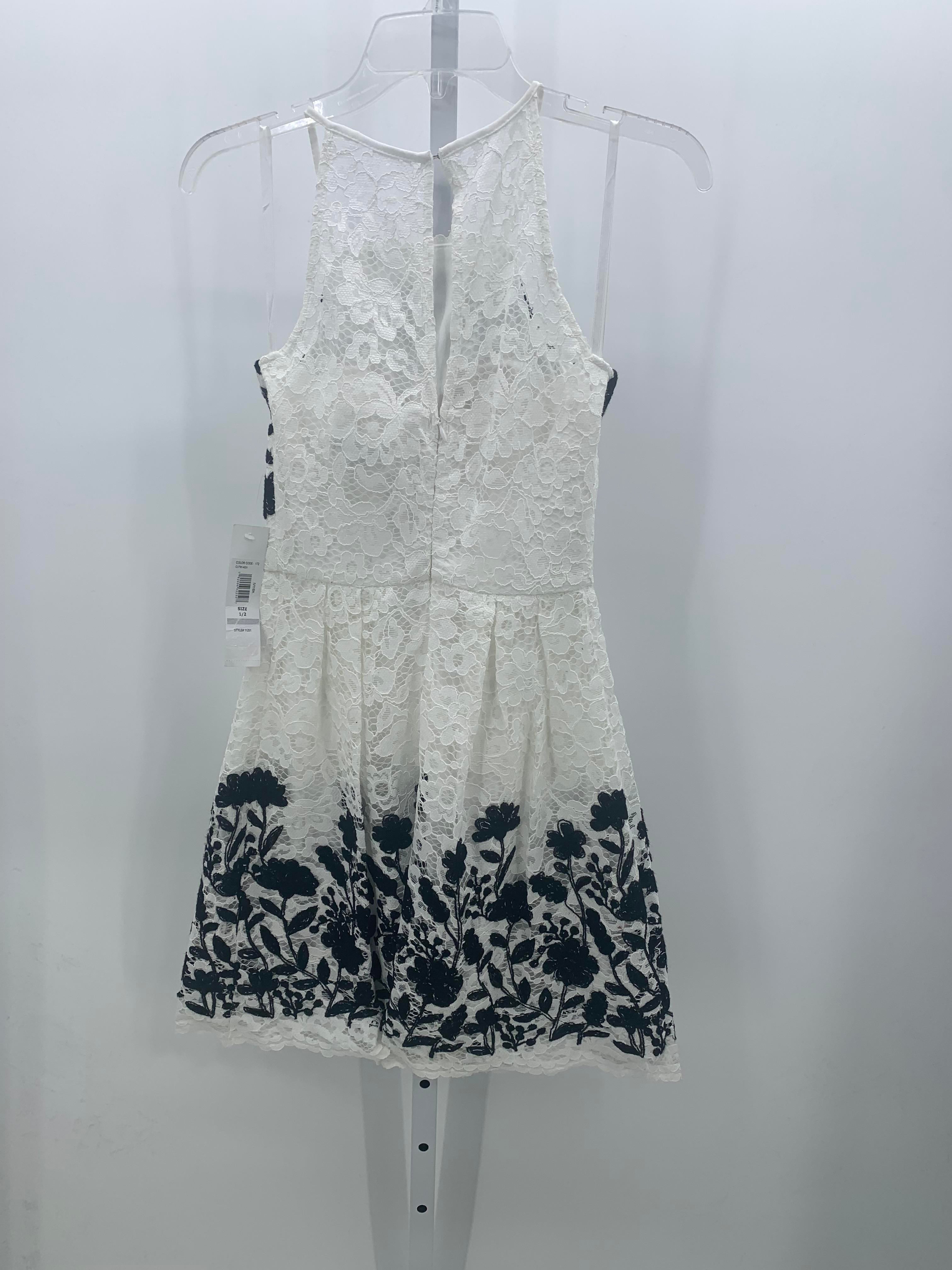 Jump Size 1/2 Juniors Sleeveless Dress