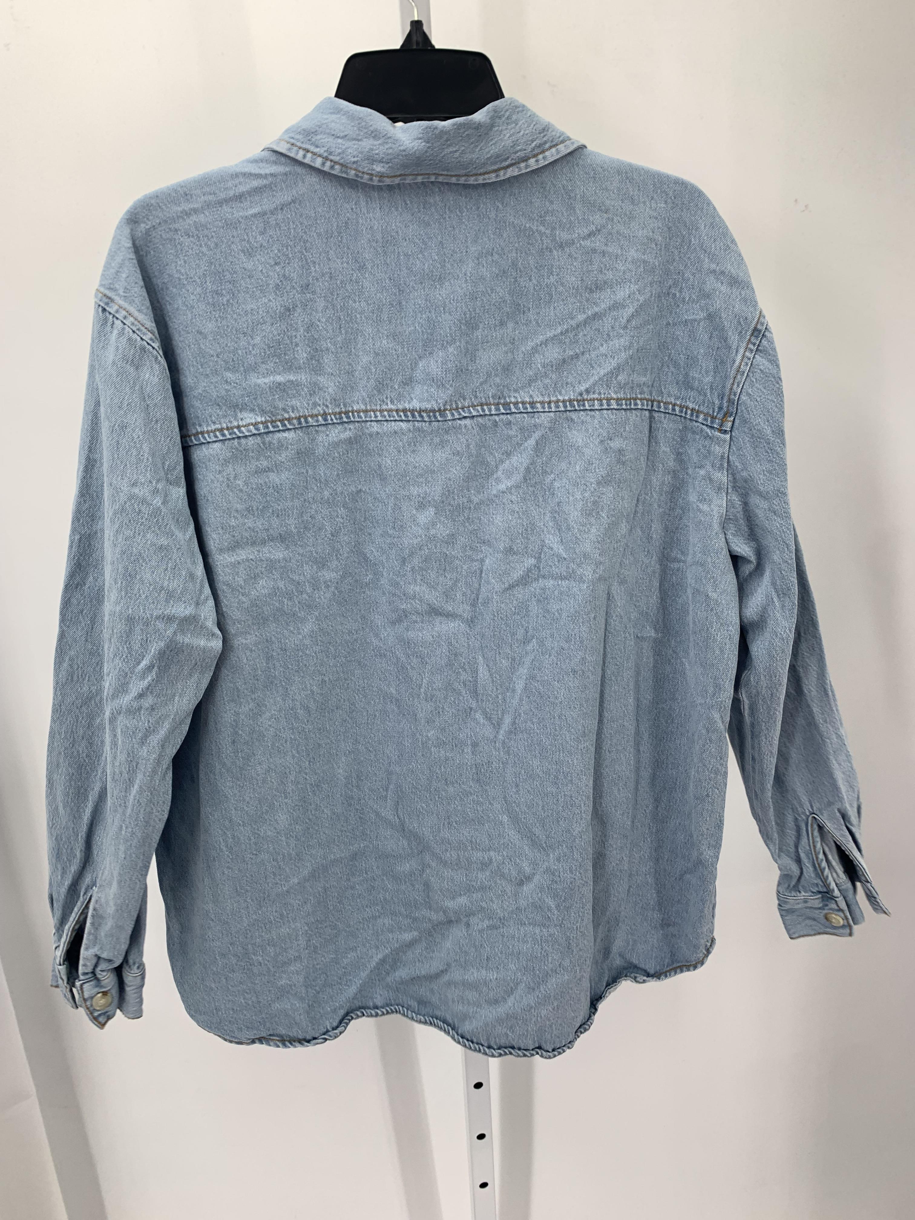 Jane + Delancey Size Large Misses Long Sleeve Shirt