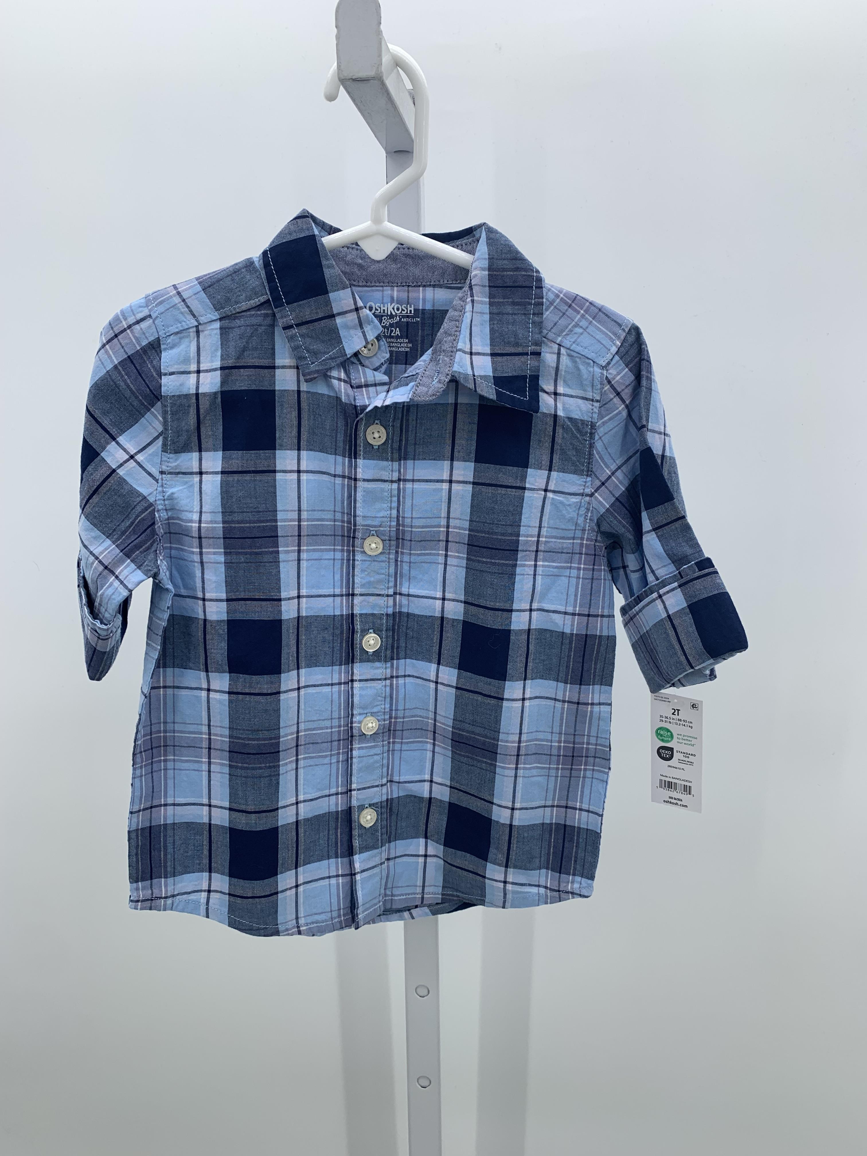 NEW PLAID BTN DOWN