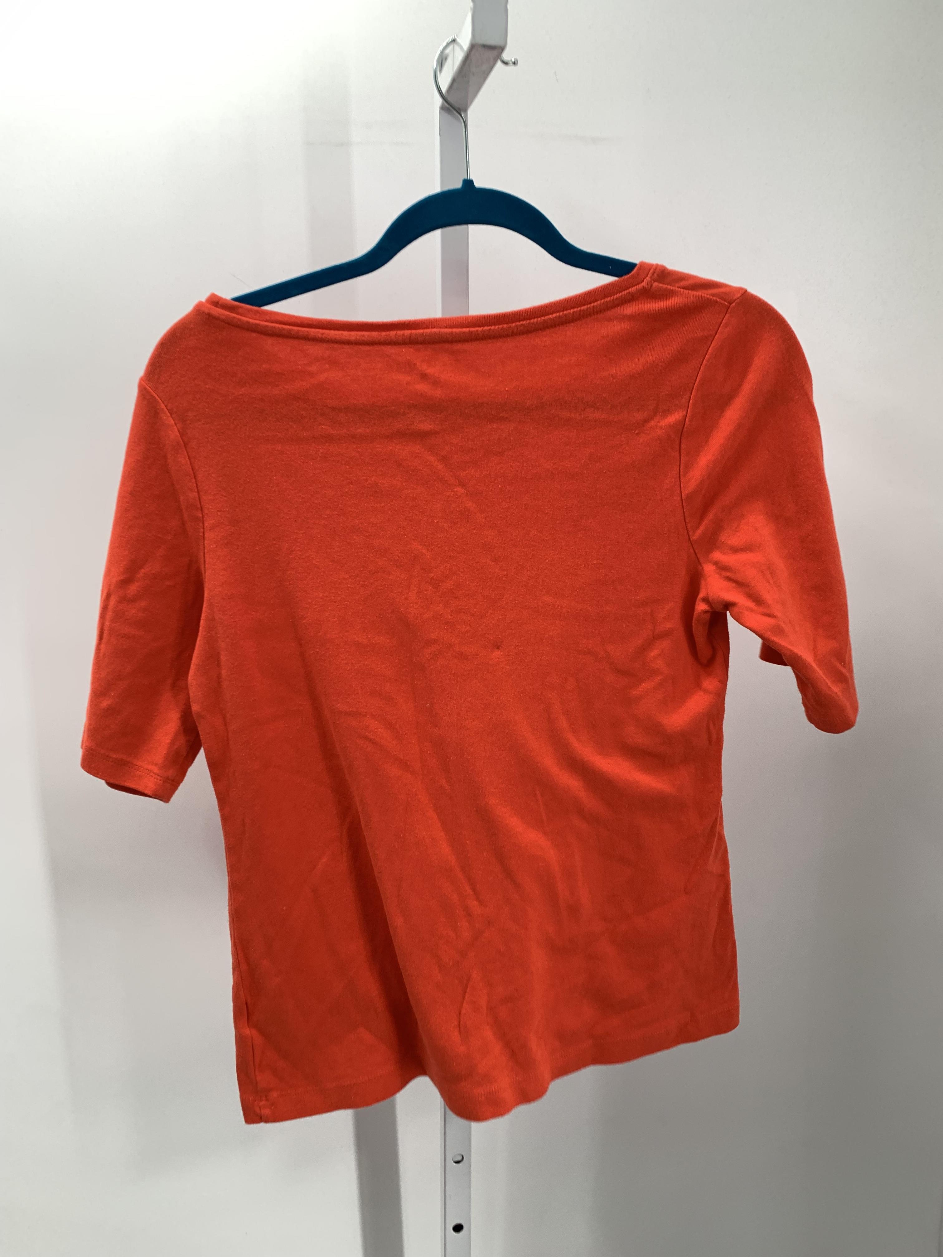 Croft & Barrow Size Medium Misses Short Sleeve Shirt