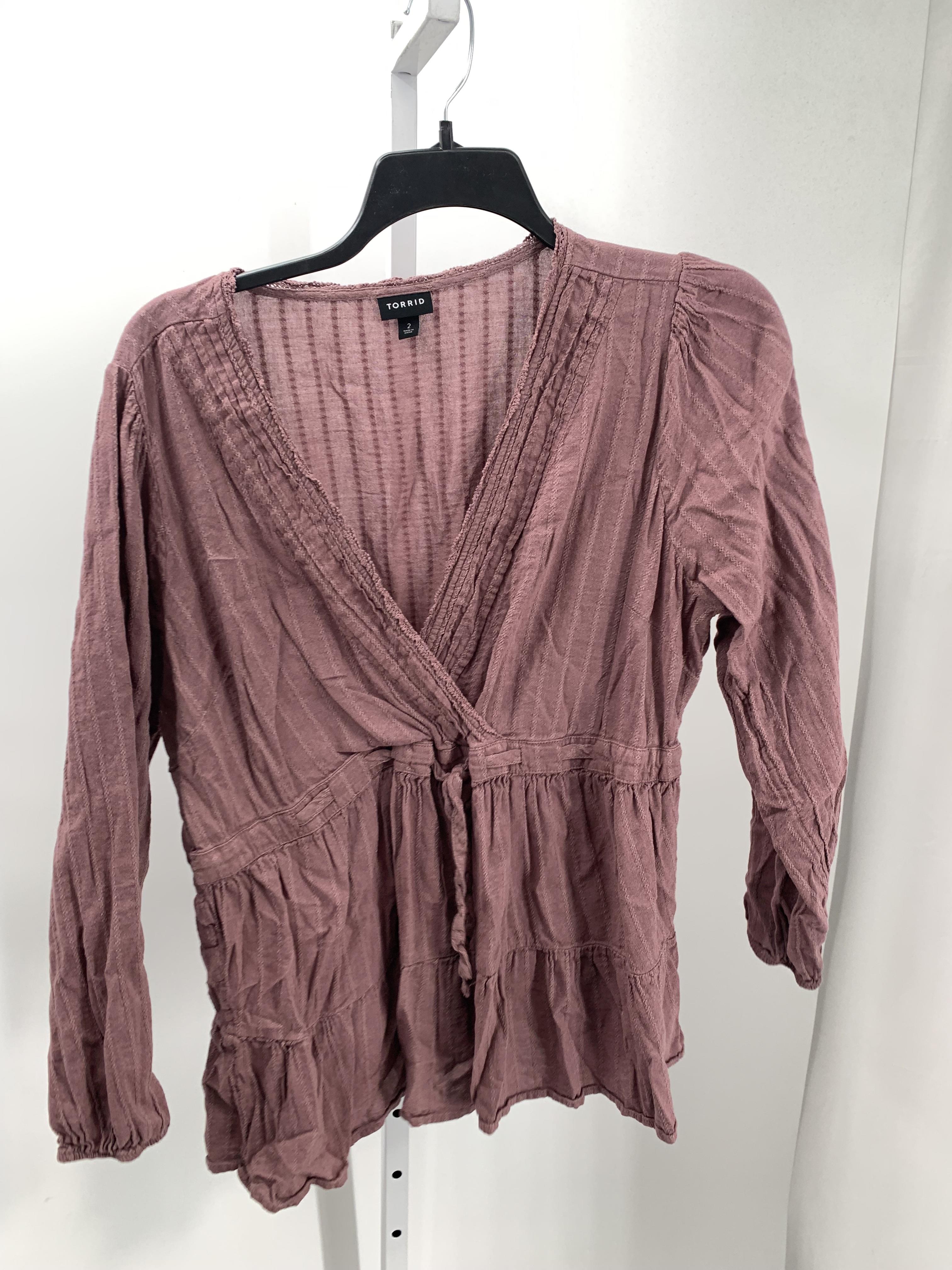 Torrid Size 2X Womens Long Sleeve Shirt