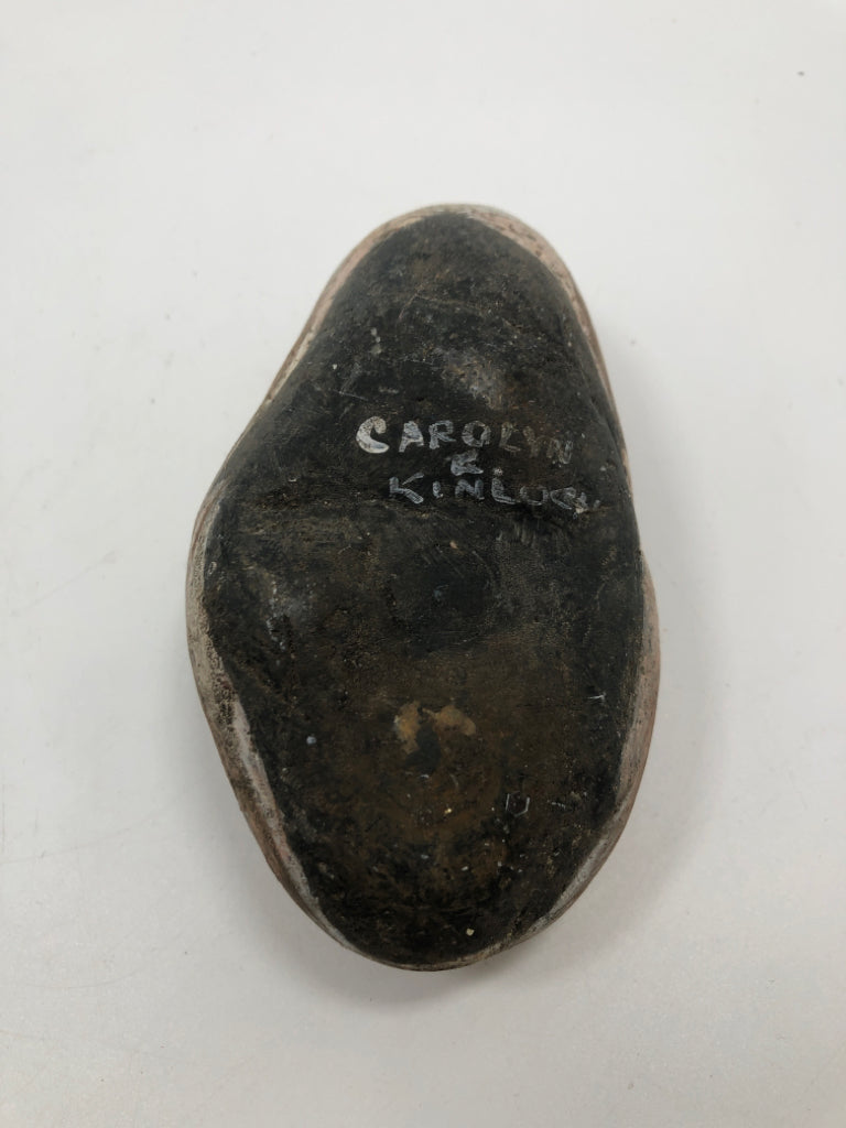 RABBIT PAINTED ROCK