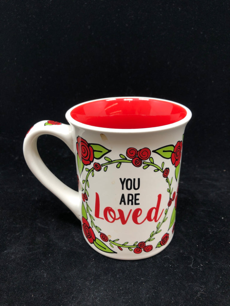 NANA- LOVE YOU BUNCHES ROSE MUG.