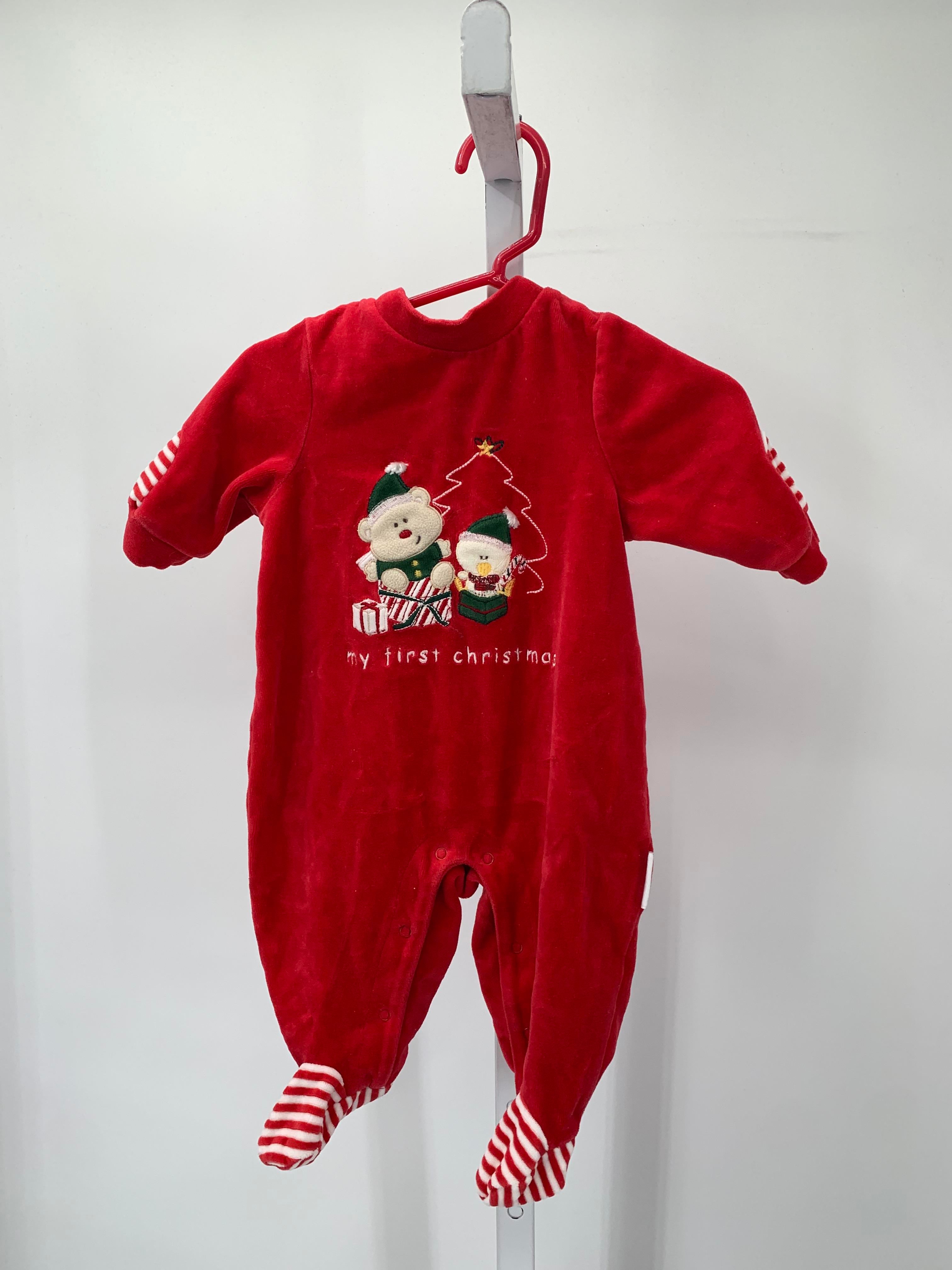 LONG SLV ROMPER MY FIRST XMAS