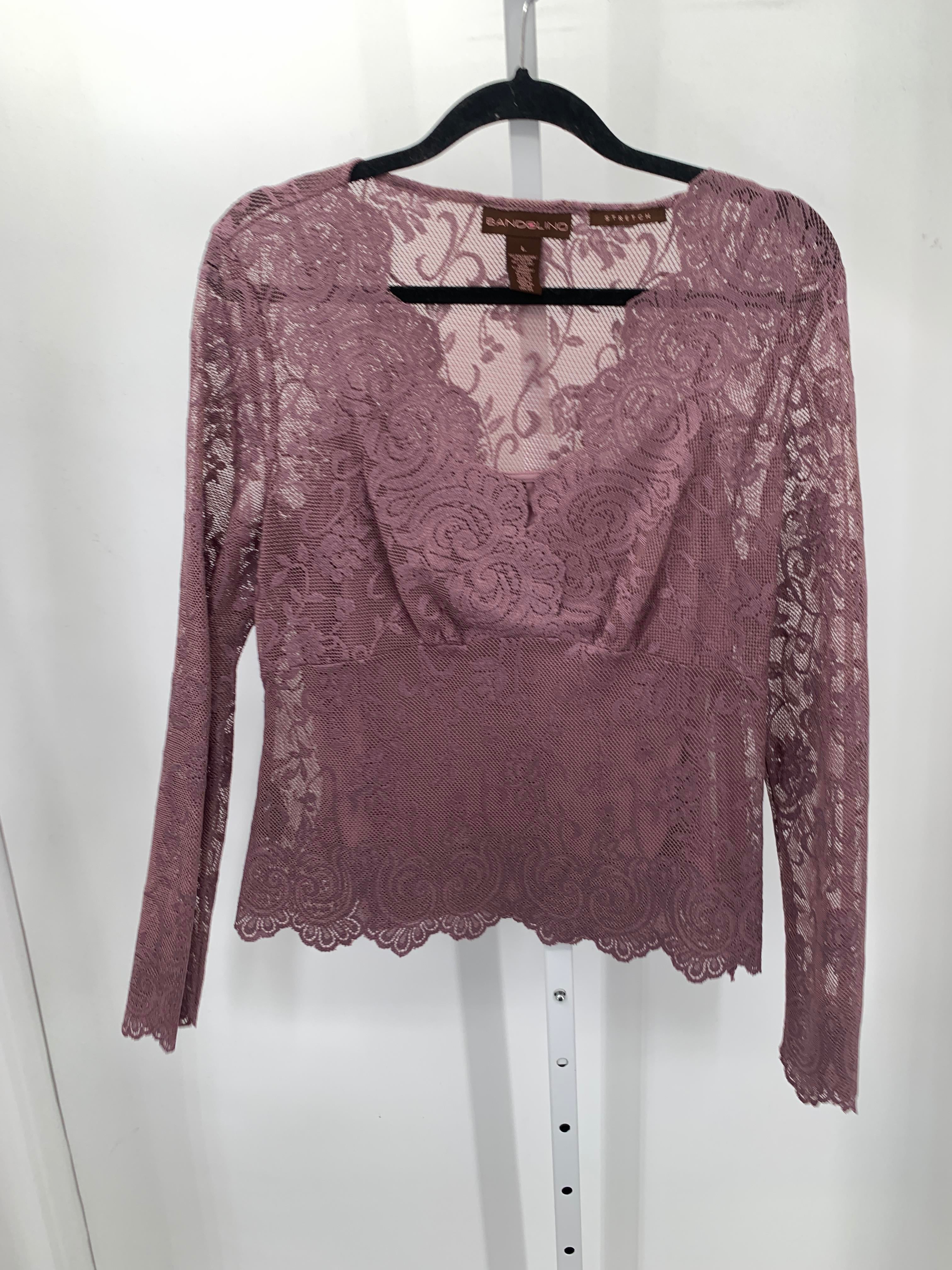 Bandolino Size Large Misses Long Sleeve Shirt