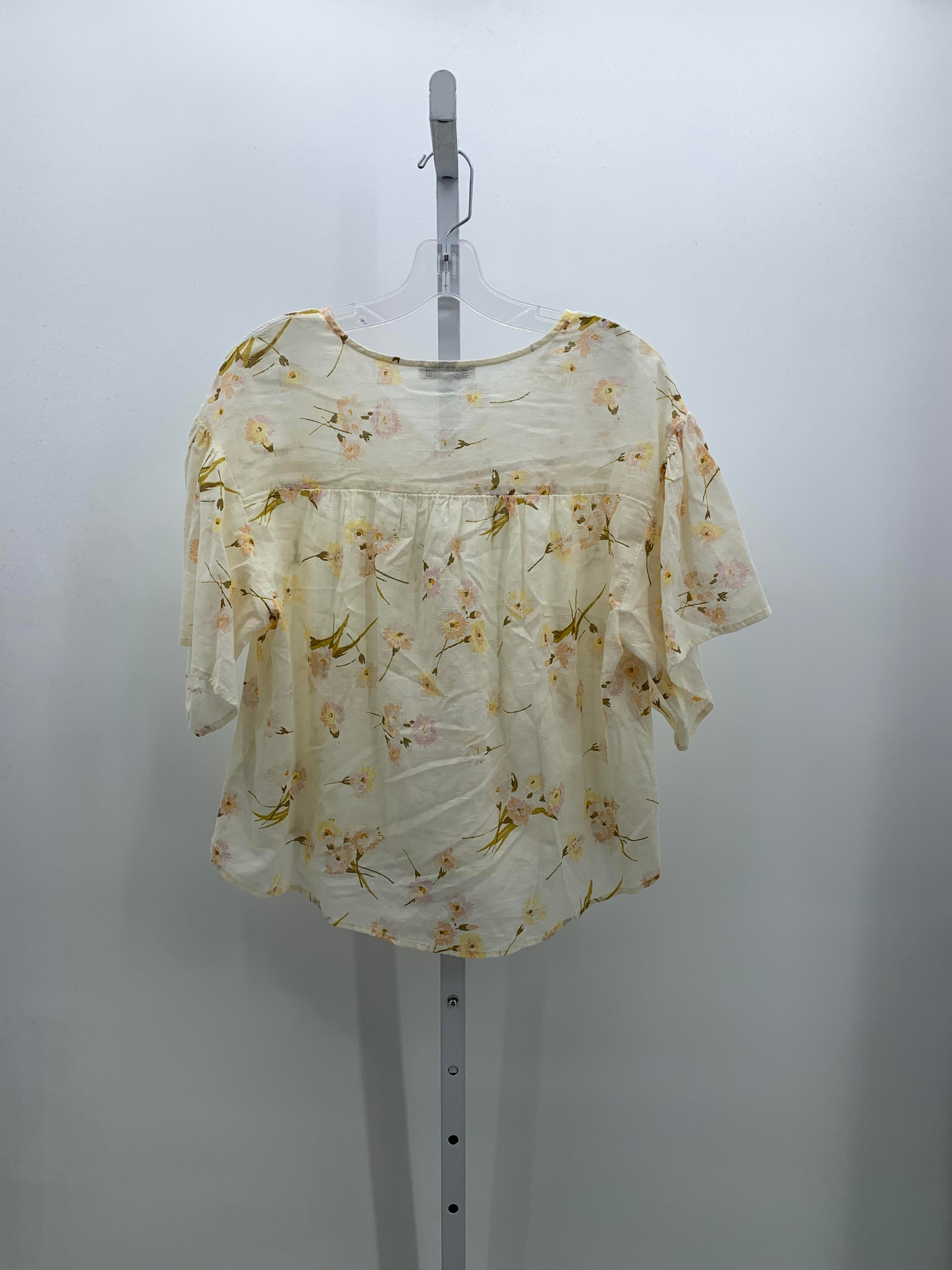 Madewell Size Small Misses Short Sleeve Shirt