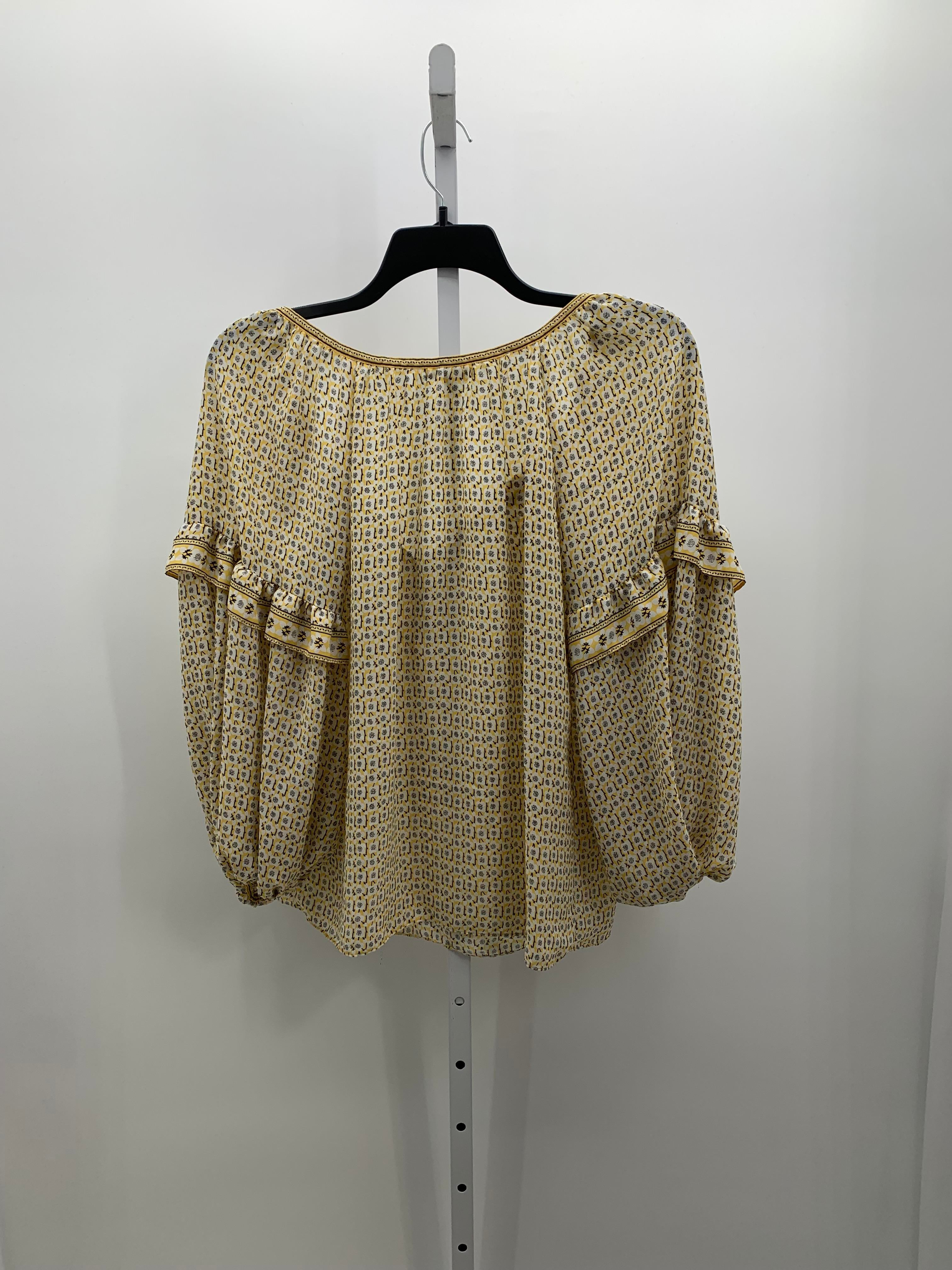 Max Studio Size Large Misses Long Sleeve Shirt