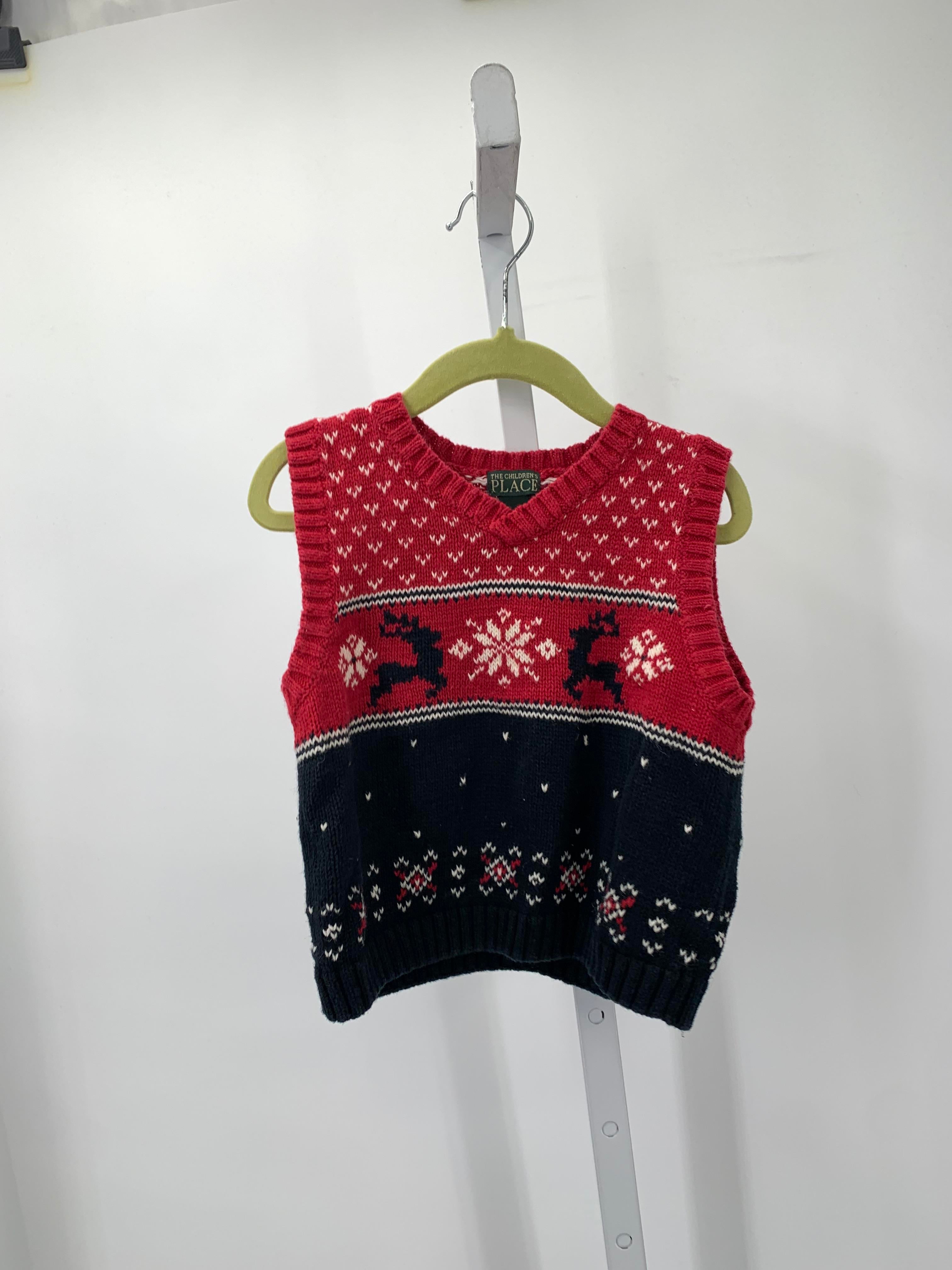 SNOW FLAKES REINDEER SWEATER VEST'
