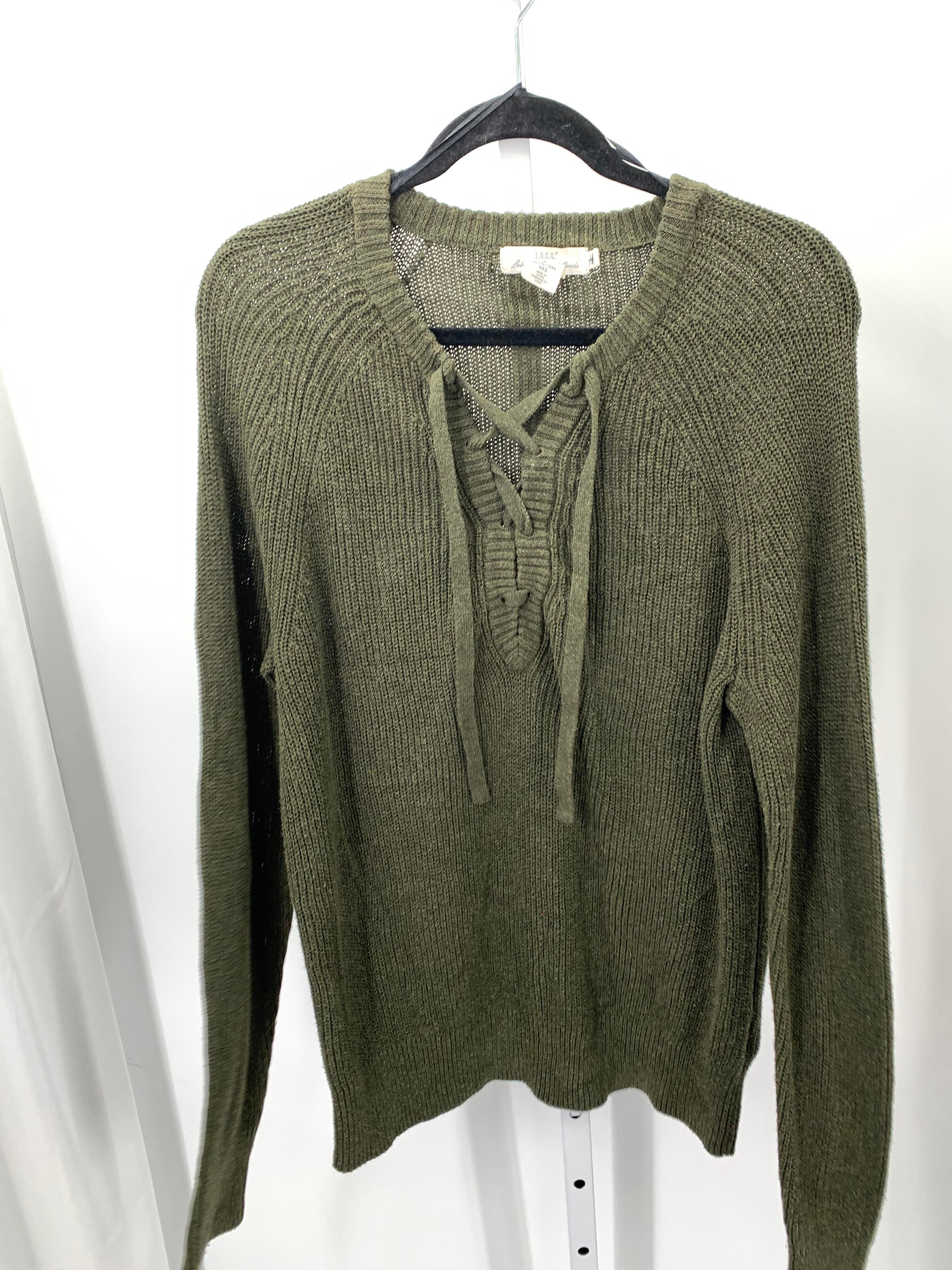 Logitech Size Large Misses Long Slv Sweater