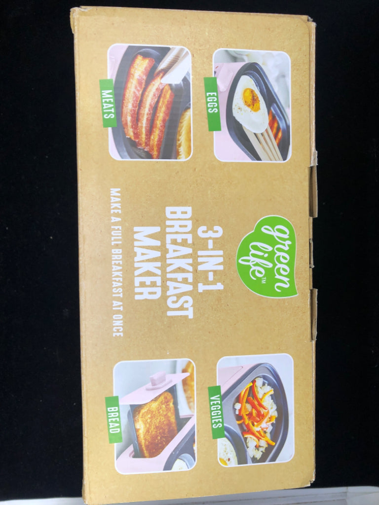NIB 3 IN 1 BREAKFAST MAKER