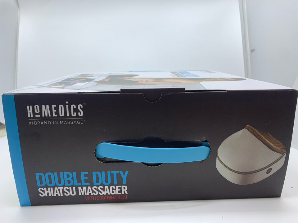 NIB DOUBLE DUTY SHIATSU MASSAGER.