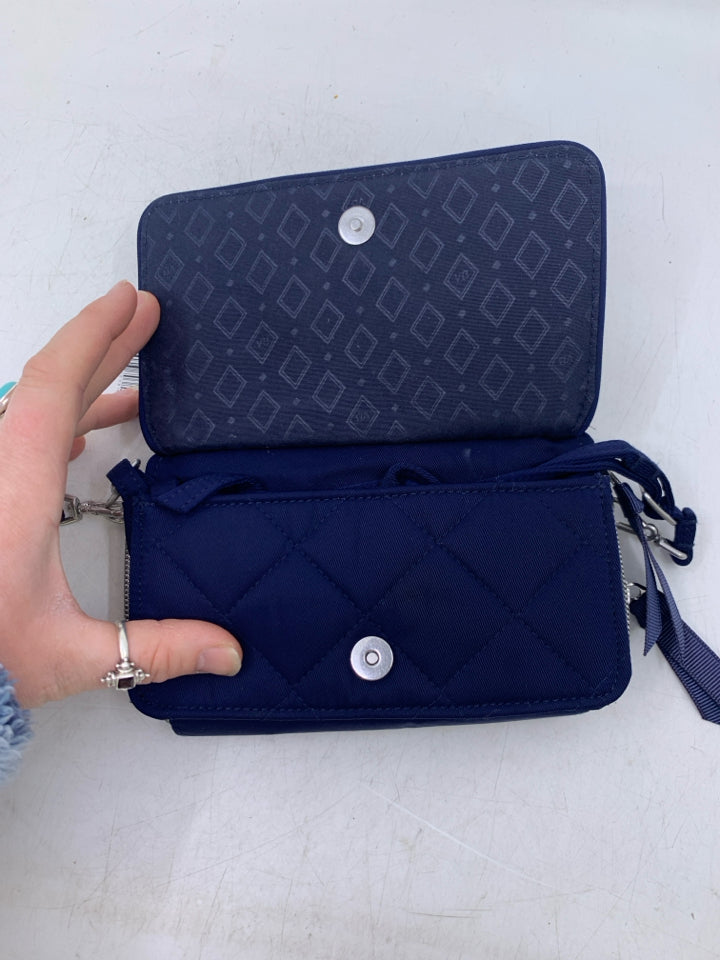Vera Bradley RFID All In One Crossbody in Classic Navy- New With Tags