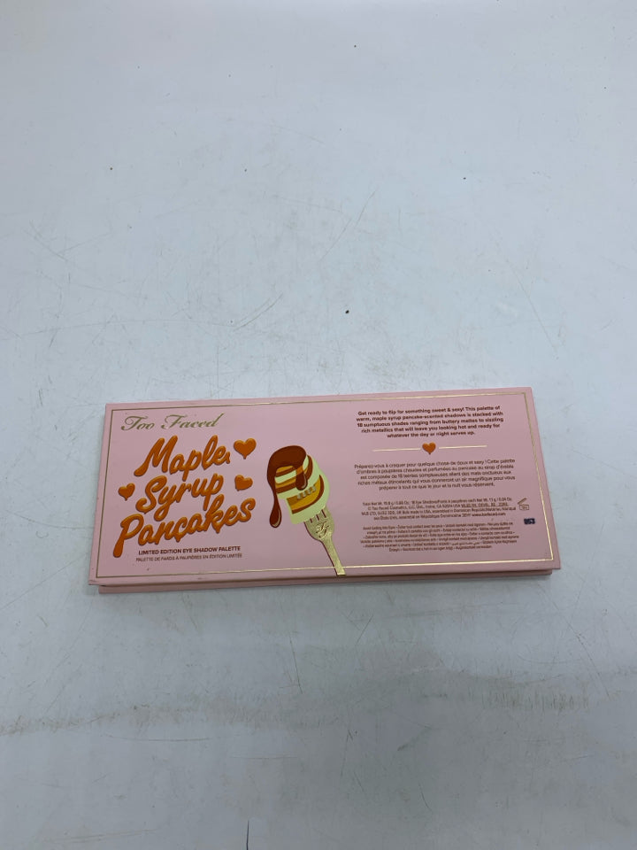 Too Faced Maple Syrup Pancakes Limited Edition Eyeshadow Palette