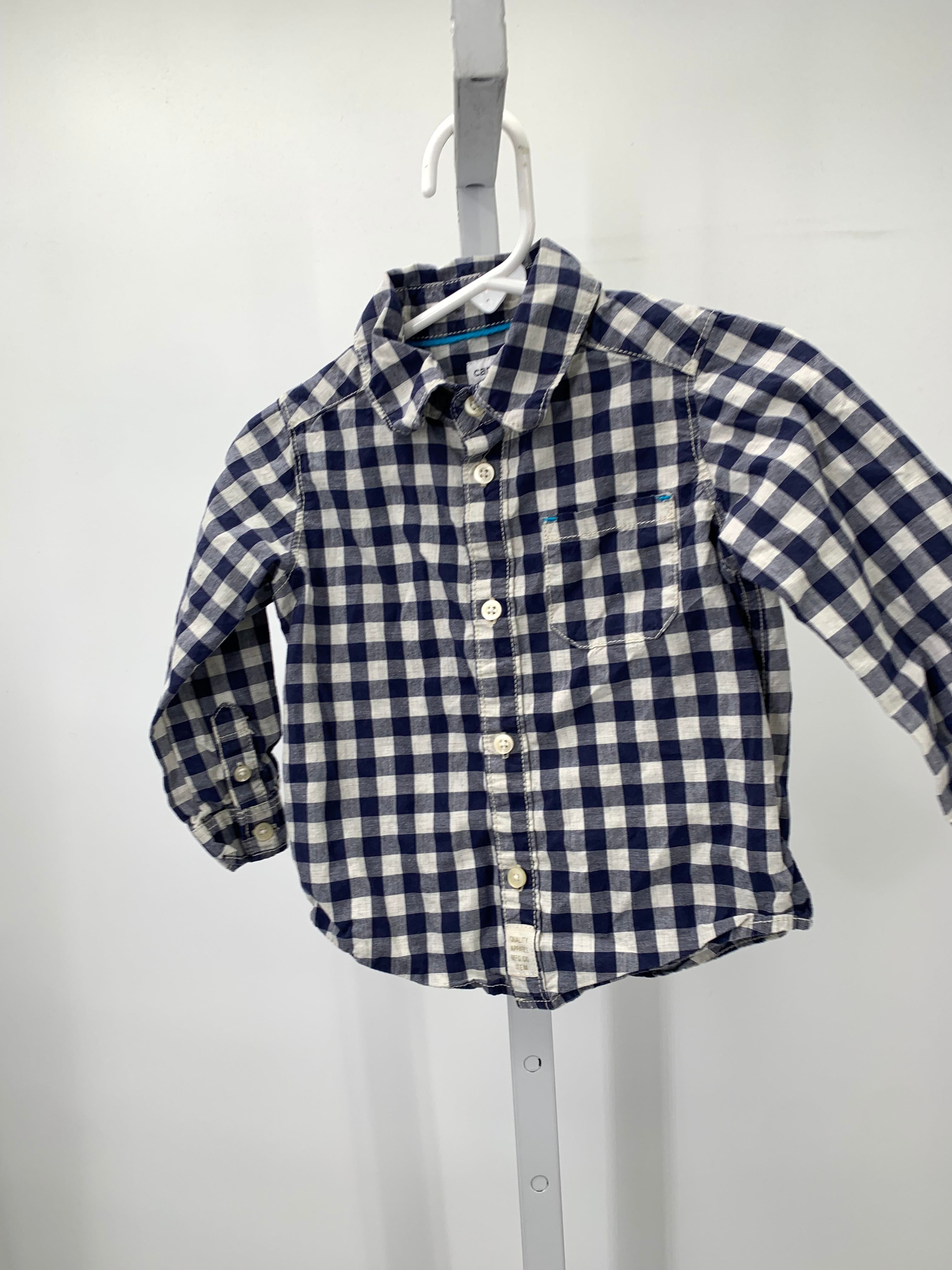PLAID BTN DOWN