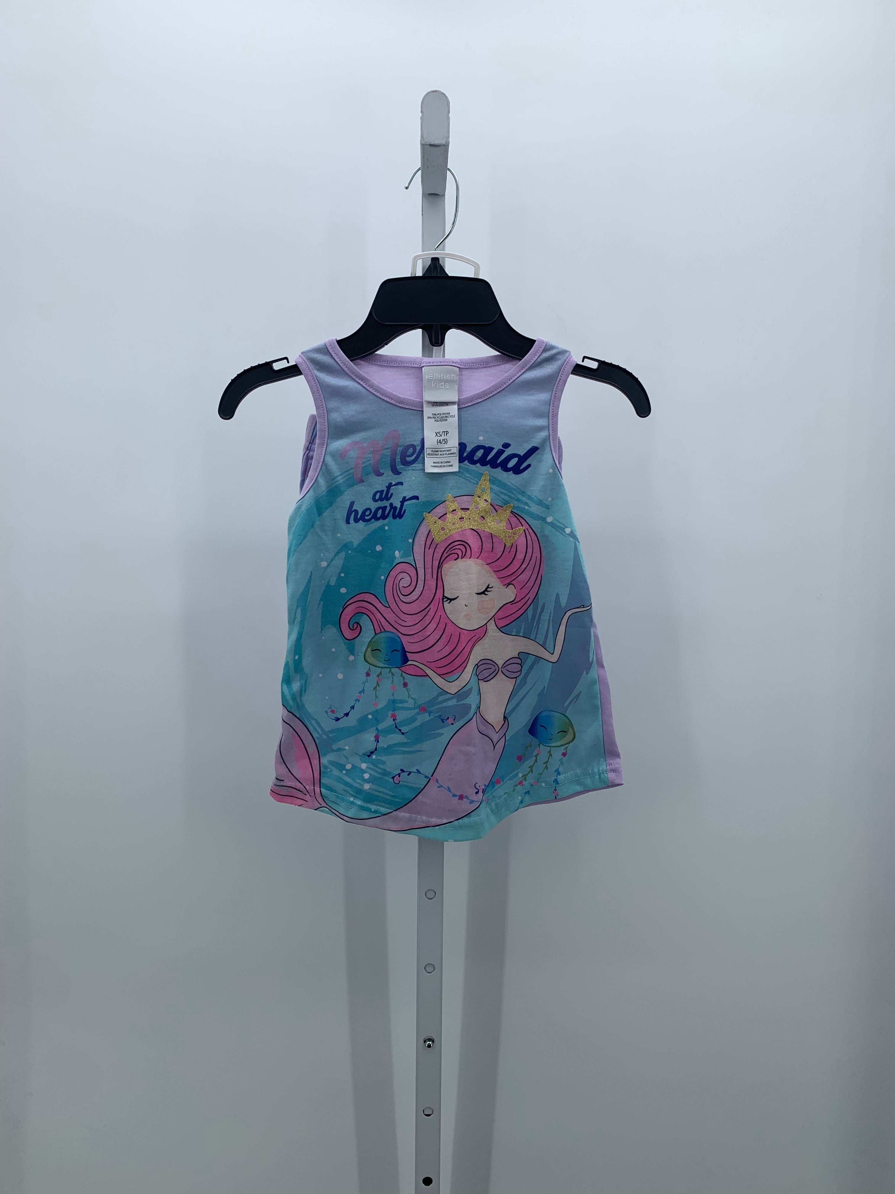 Jelli Fish Size 4-5 Girls Pajamas
