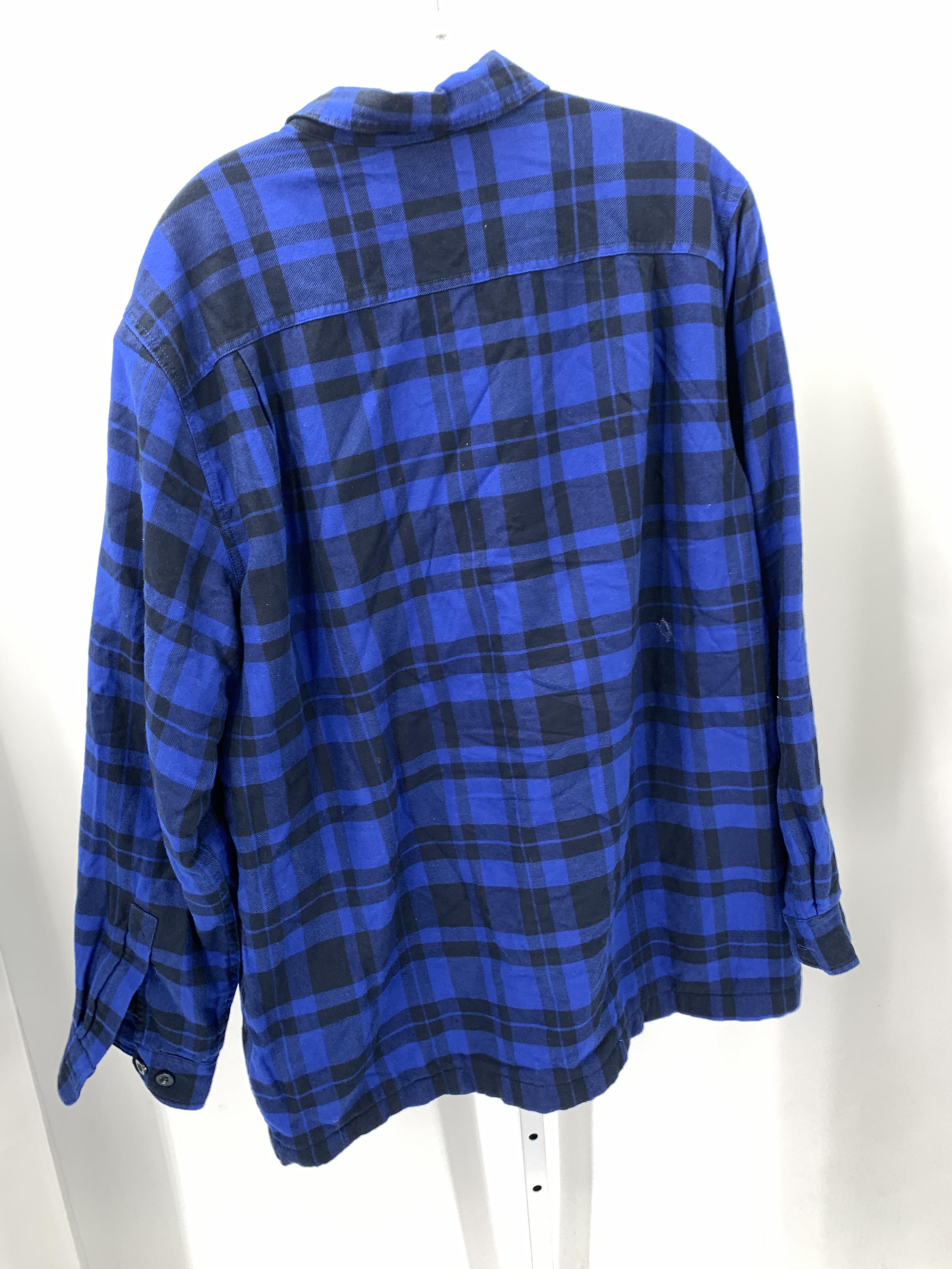 NEW PLAID BTN DOWN FLEECE LINED
