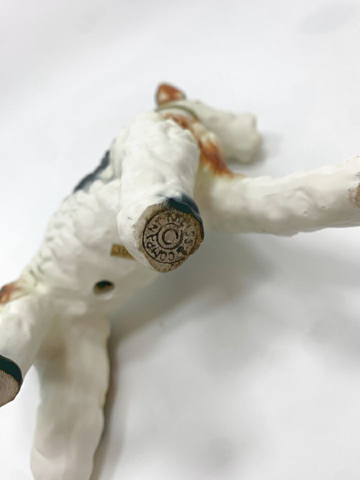 VTG KREISS CERAMIC TERRIER FIGURINE.