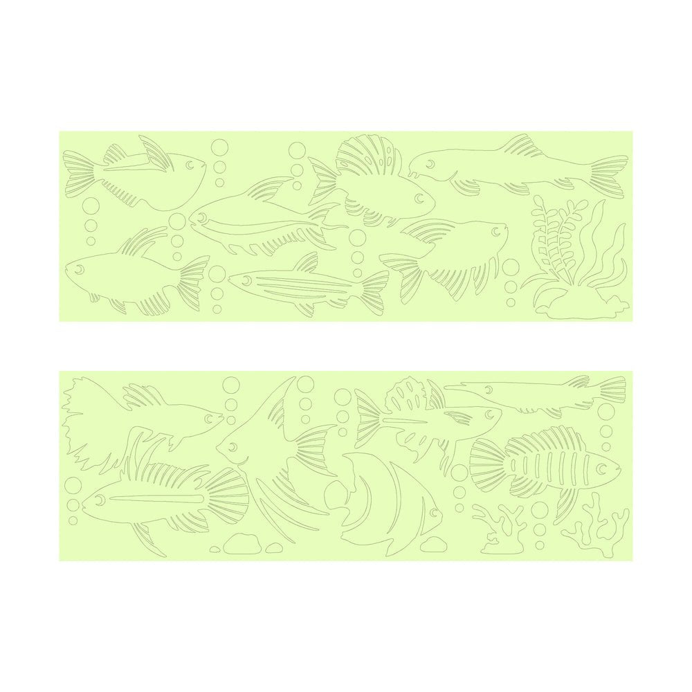 New GloPlay Tropical Fish Stickers