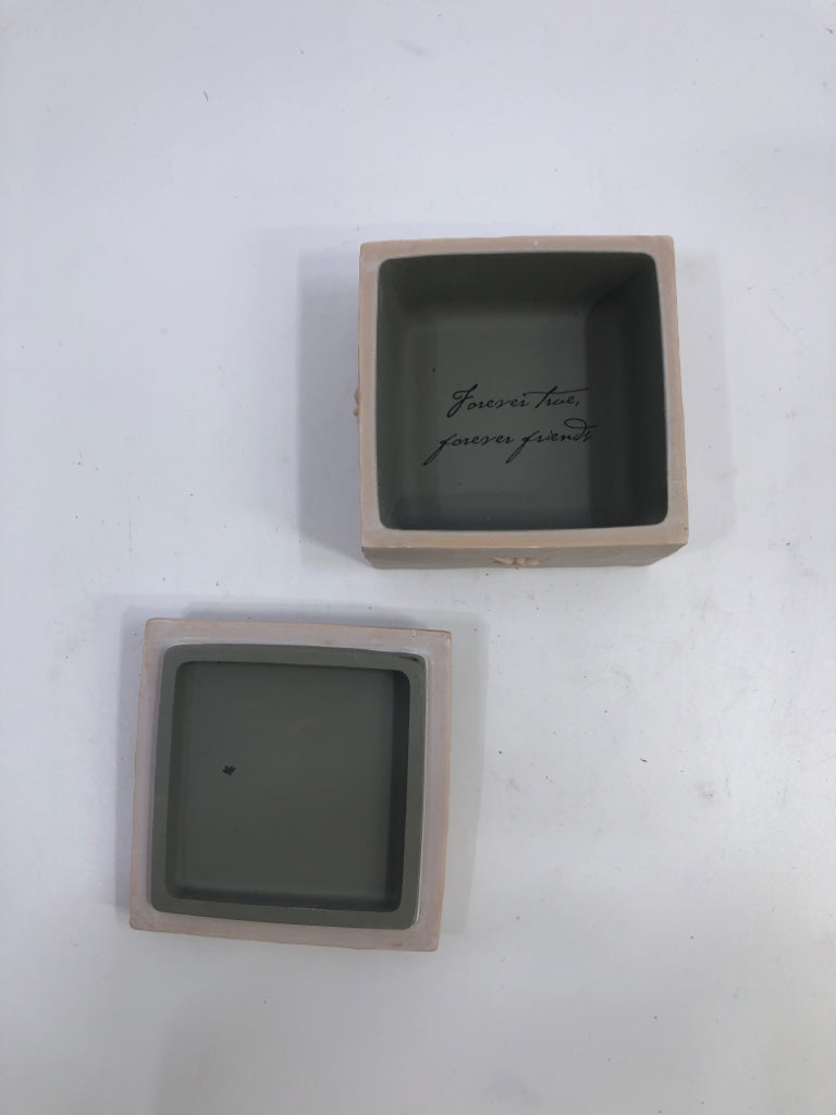 WILLOW TREE FRIENDSHIP KEEPSAKE BOX.