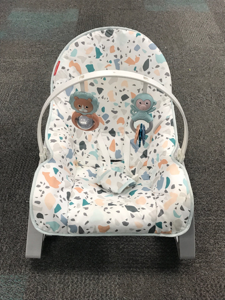 Fisher-Price Infant-to-Toddler Rocker - Pacific Pebble, portable baby seat and
