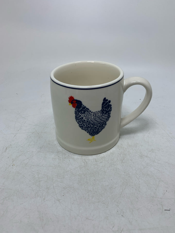 MUG W/ BLUE CHICKEN.